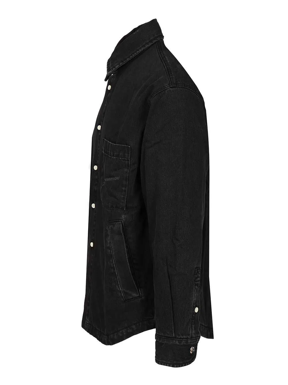 Jacquemus Logo Embroidered Button-Up Shirt