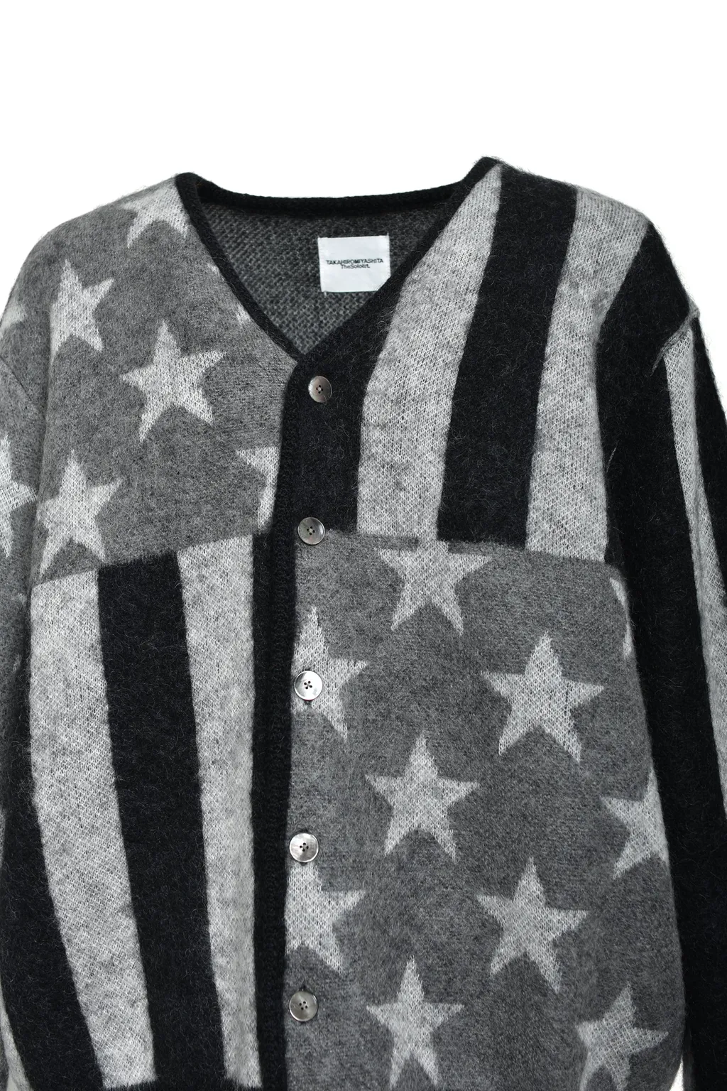 American Flag Mohair Cardigan / Mono