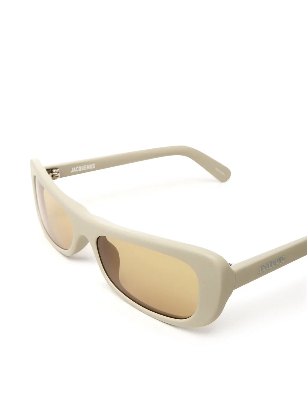 Jacquemus X Linda Farrow Capri Rectangle Frame Sunglasses