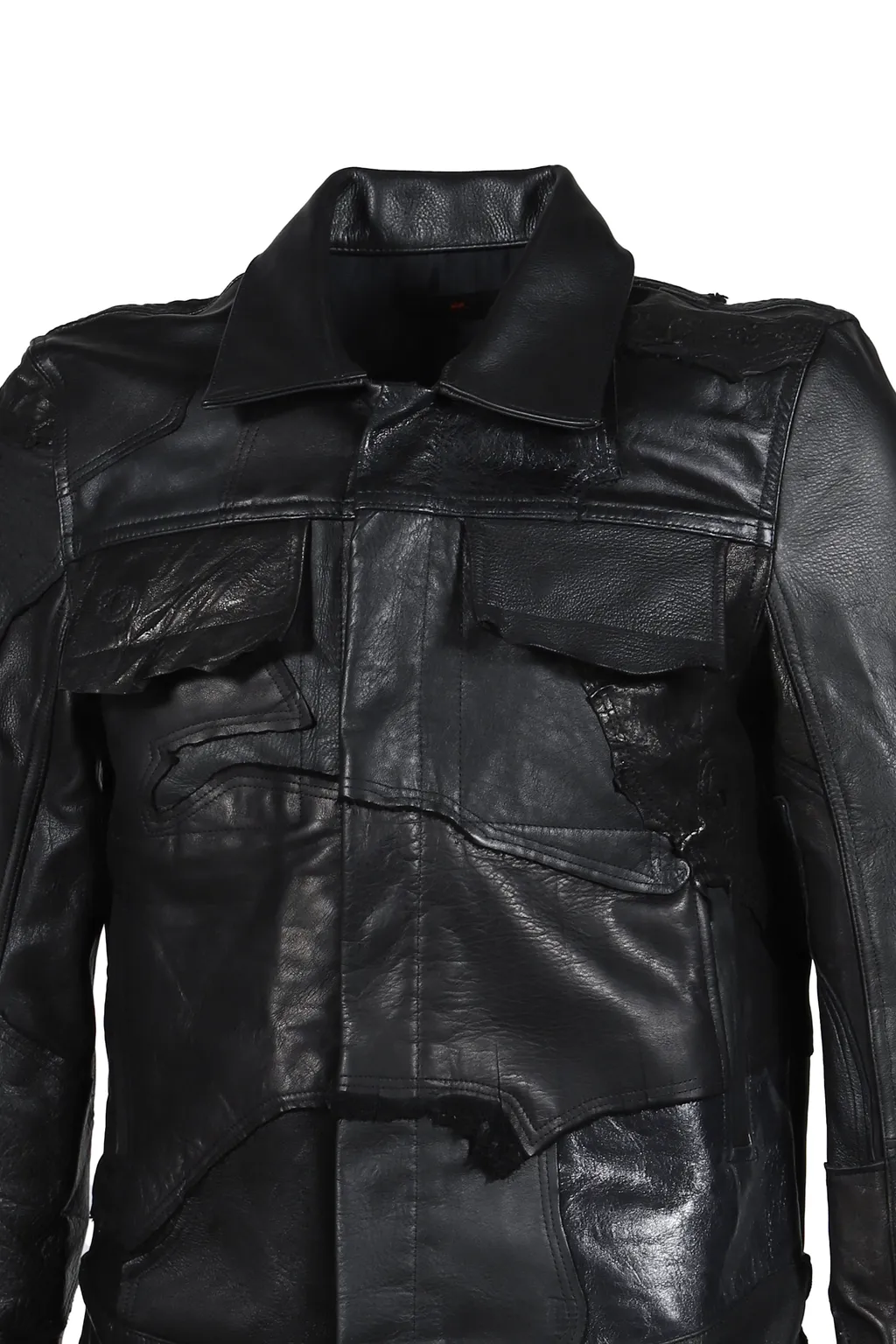 Type 0 Jacket Scrap Leather / Blk