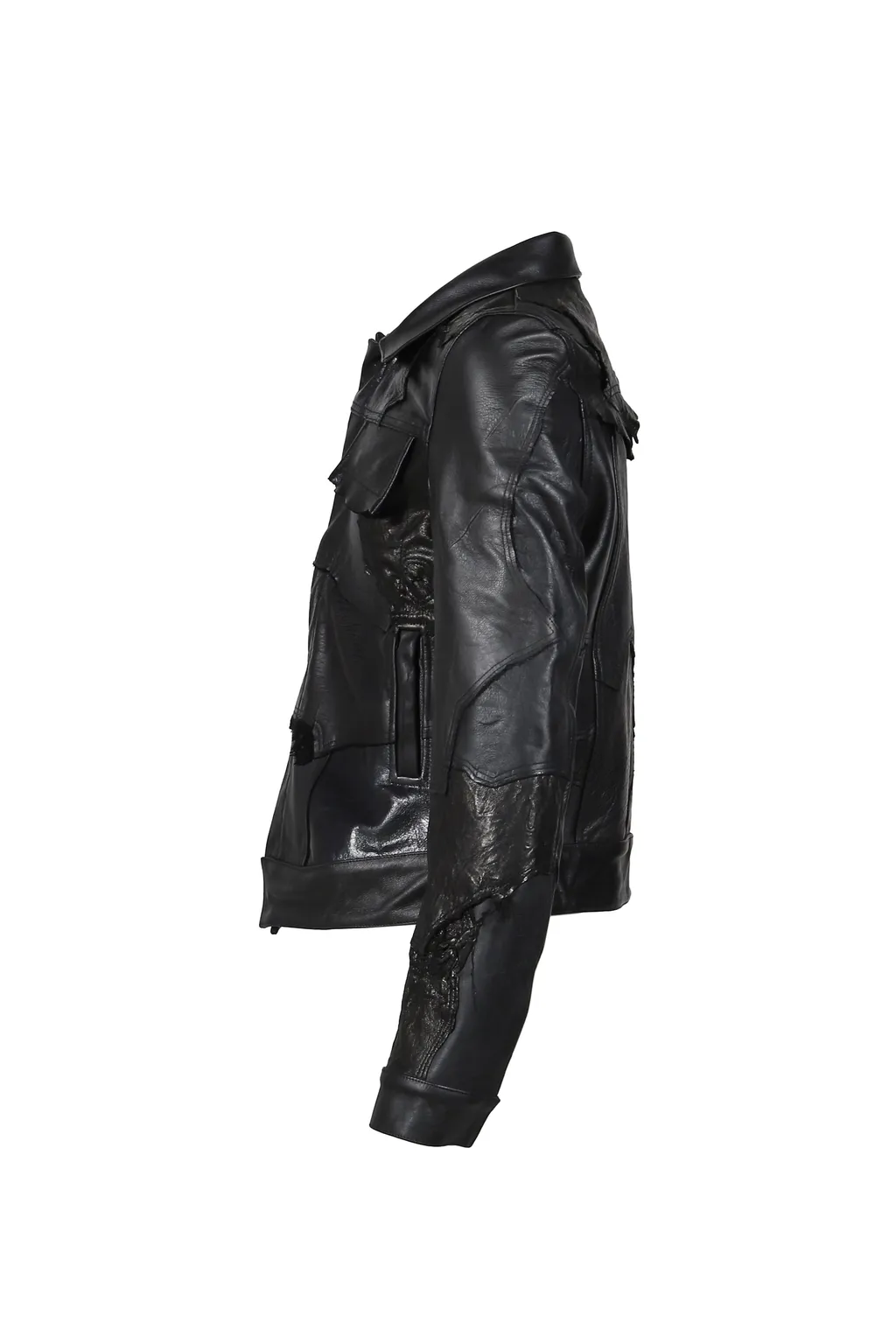 Type 0 Jacket Scrap Leather / Blk
