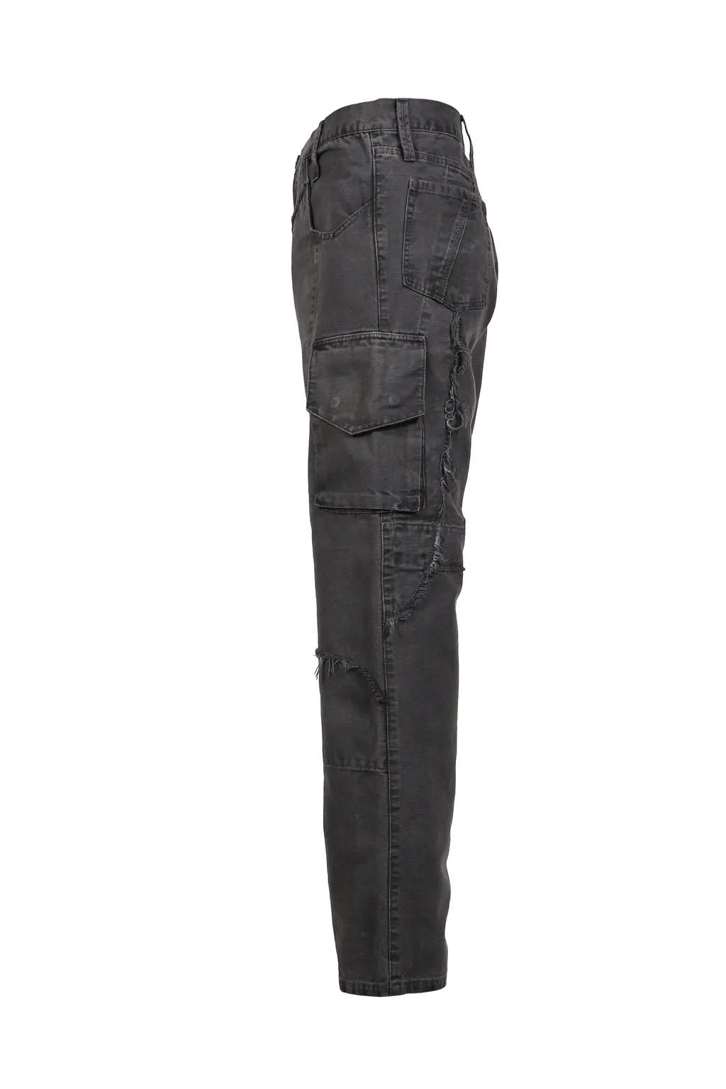 Cargo Pants Scrap / Worn Black