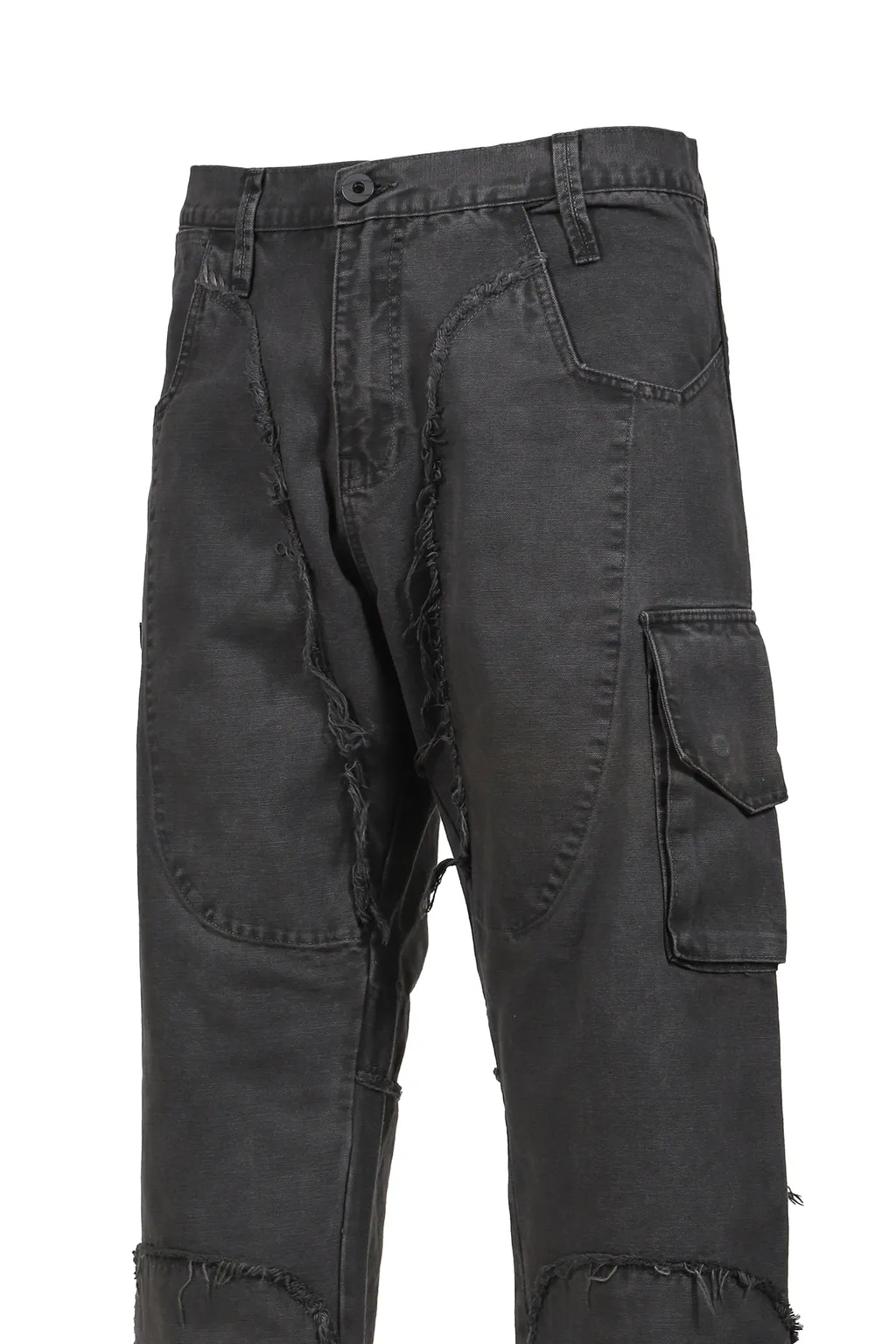 Cargo Pants Scrap / Worn Black