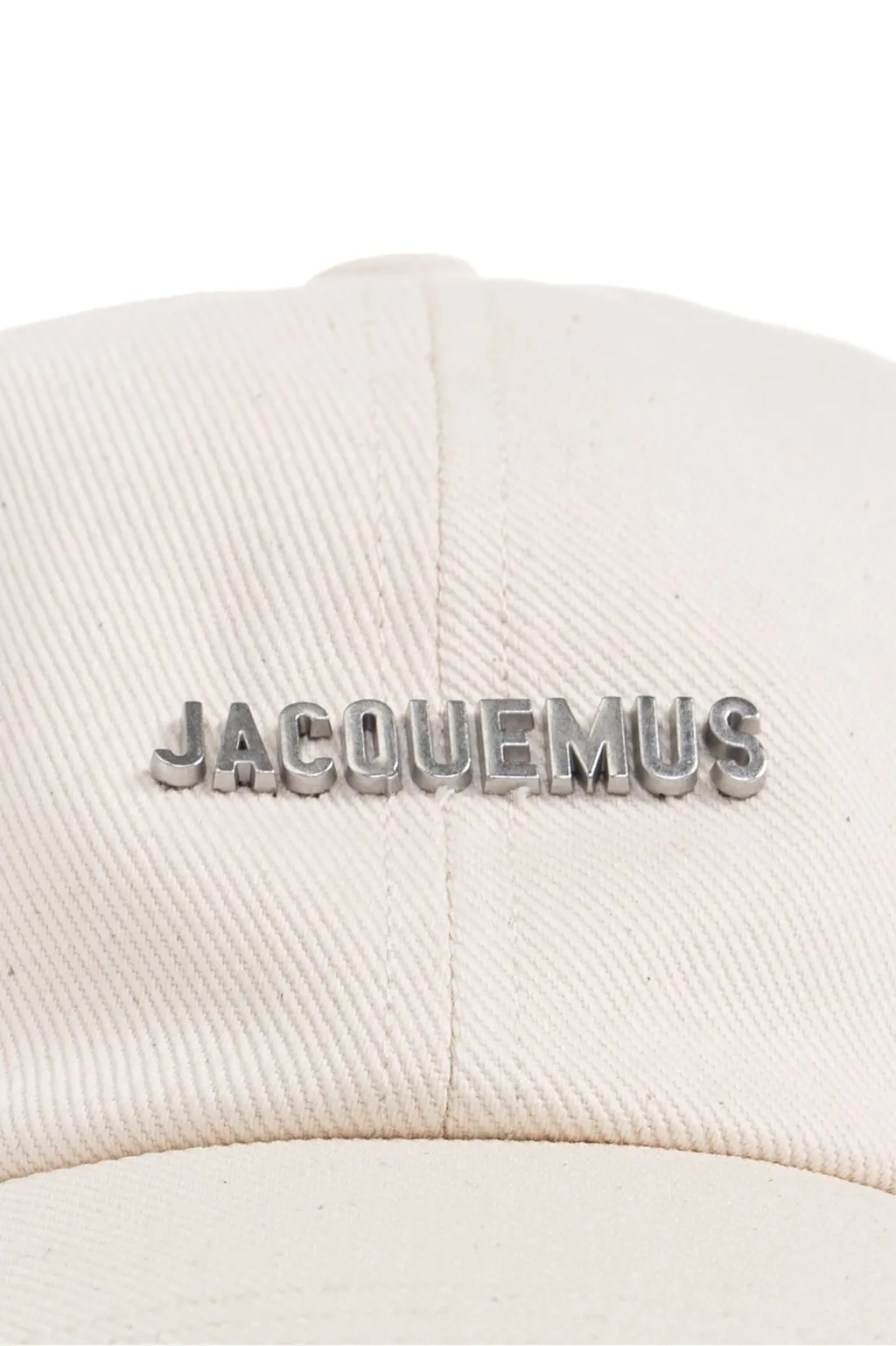 Jacquemus Logo Plaque Curved Peak Cap