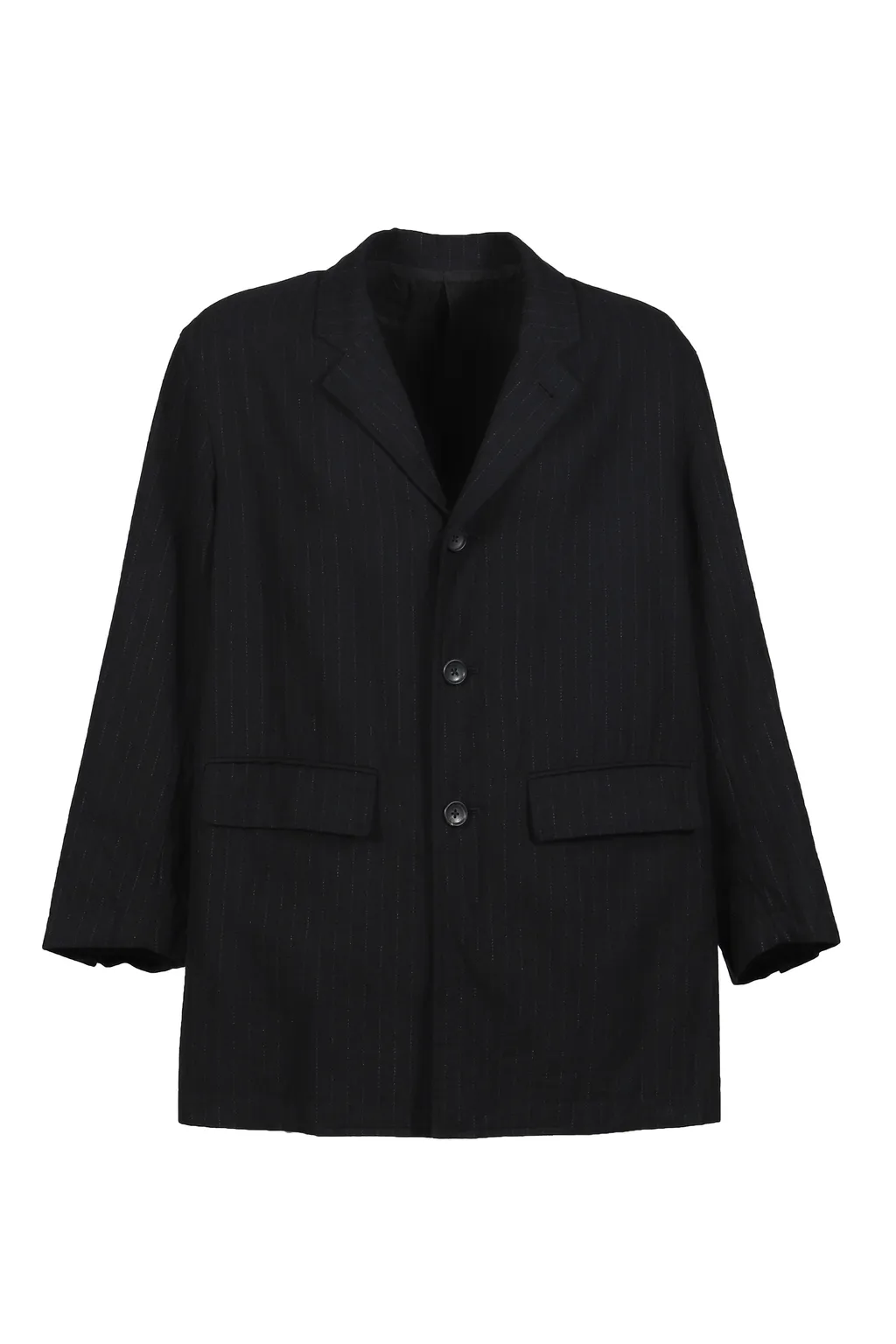 Pin Stripe Bebop Jacket / Black