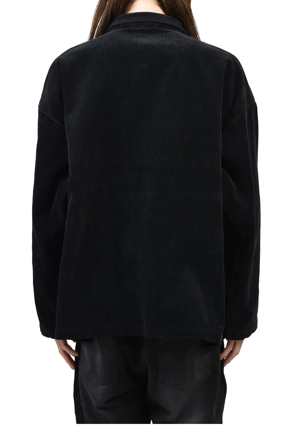 Corduroy Zip Jacket / Black