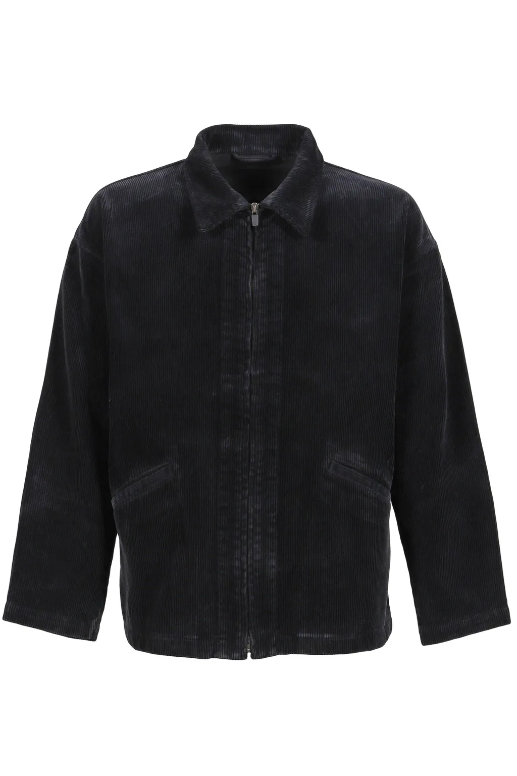 Corduroy Zip Jacket / Black