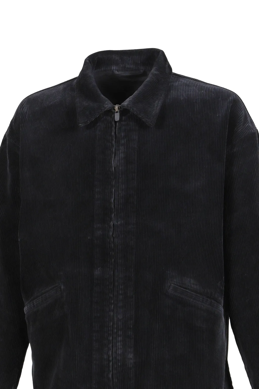 Corduroy Zip Jacket / Black