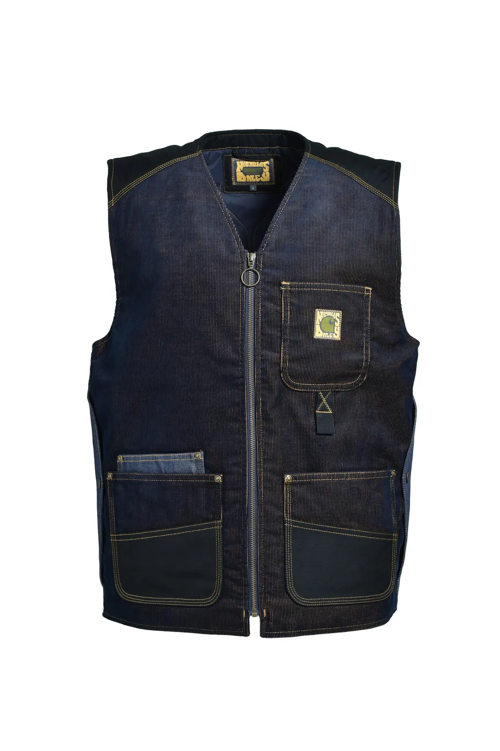 Vest / Nd Dark Navy / Mustard