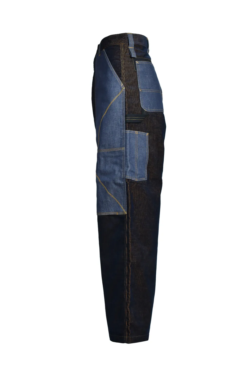 Og Double Knee Pant / Nd Dark Navy / Mustard