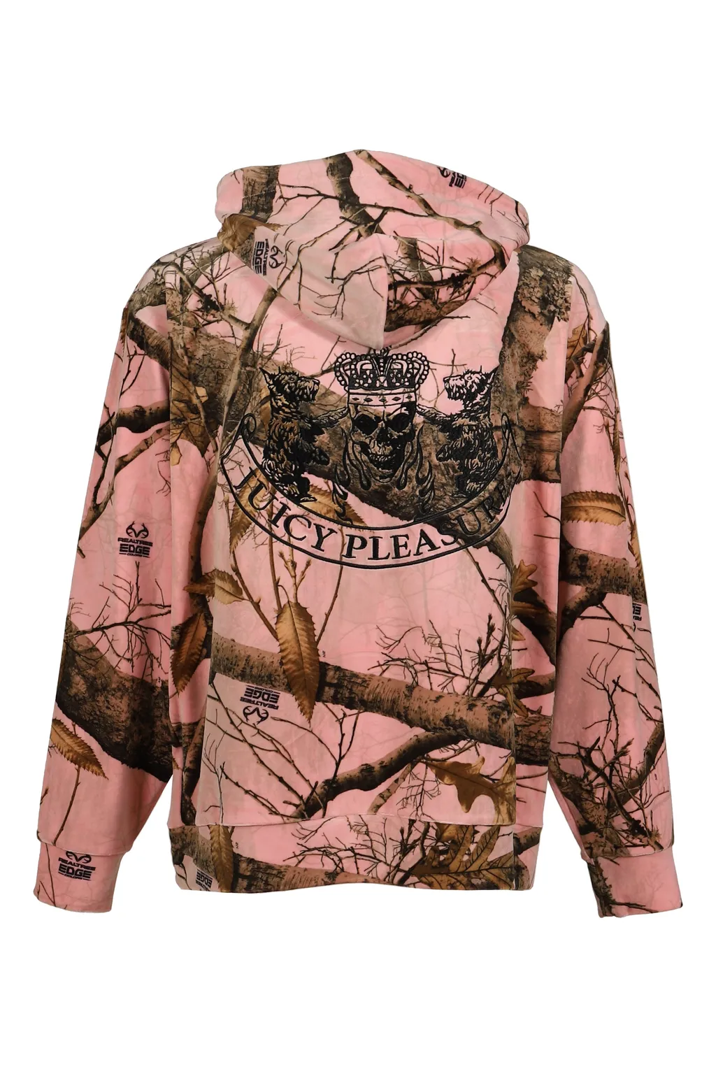 Realtree Velor Hoodie / Pink Edge