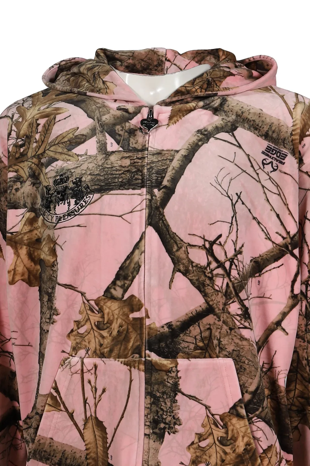 Realtree Velor Hoodie / Pink Edge