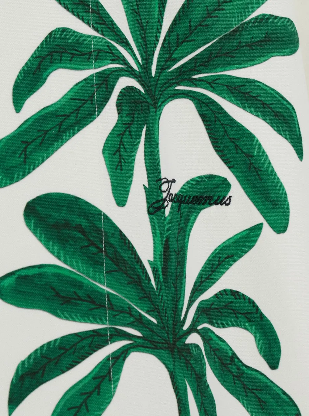 Jacquemus Palm Tree Printed Short Sleeved Shirt