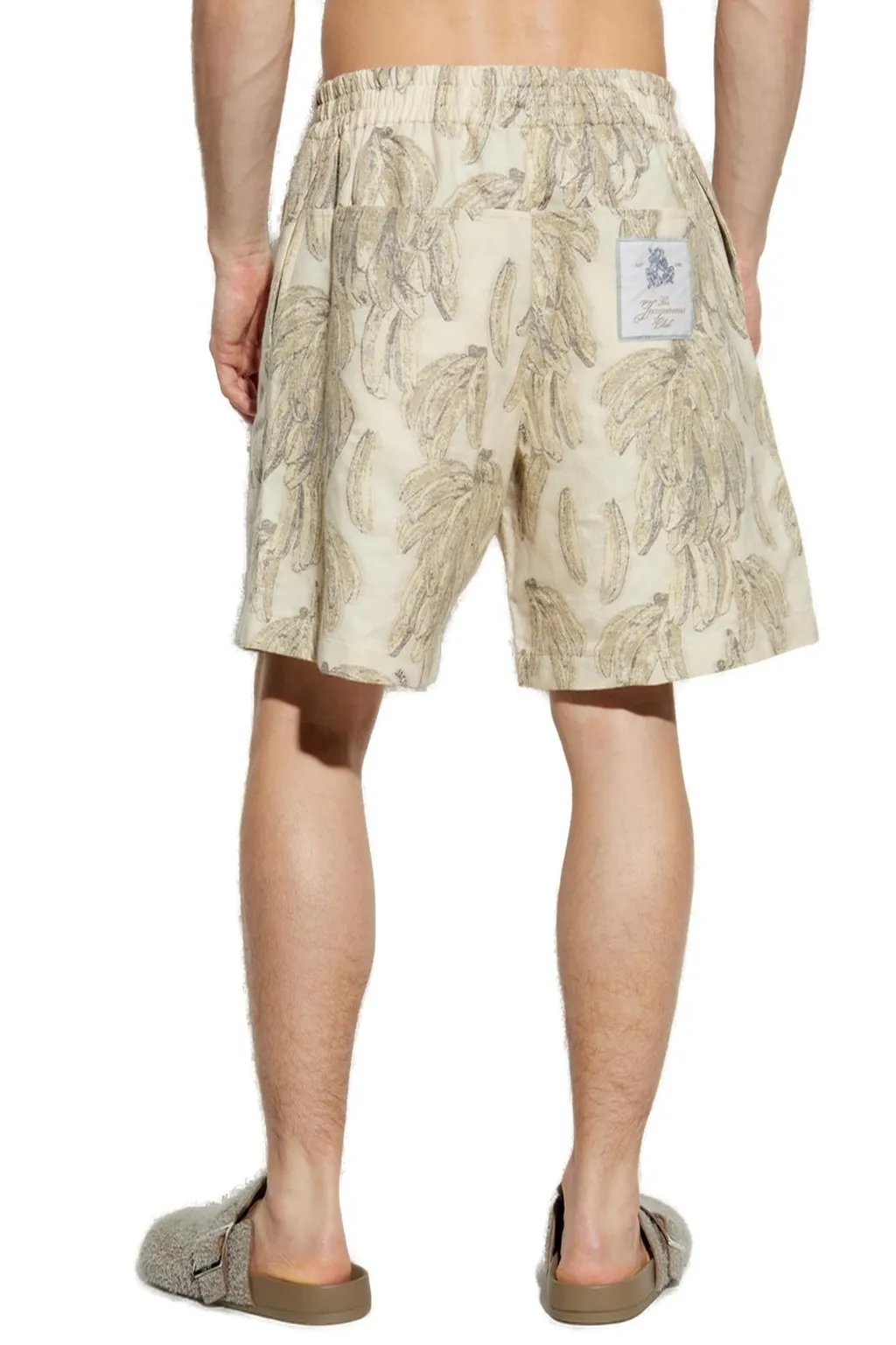 Jacquemus The Aloe Banana Jacquard Shorts