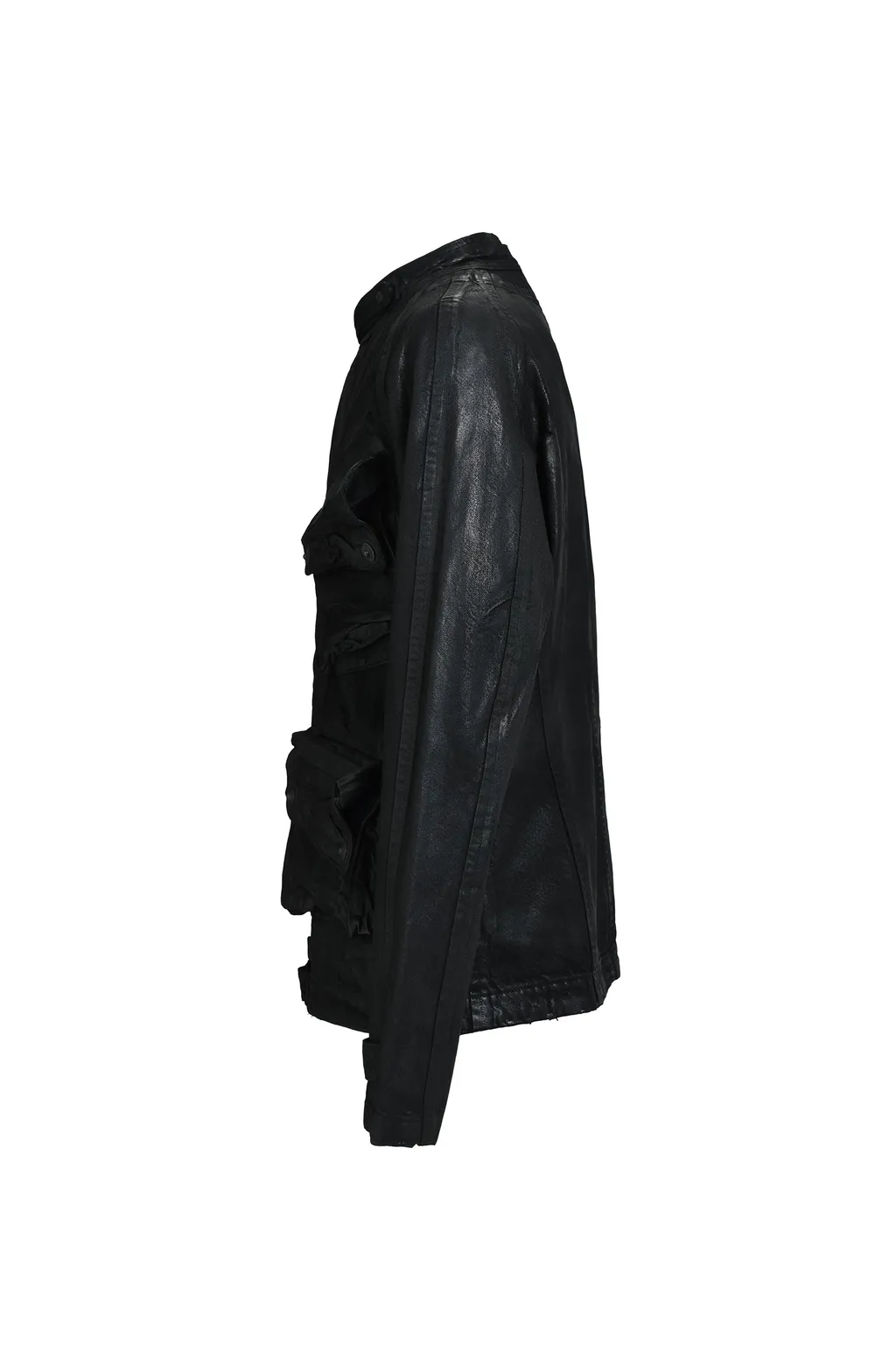 12Oz Coating Denim Blouson / Blk Wax