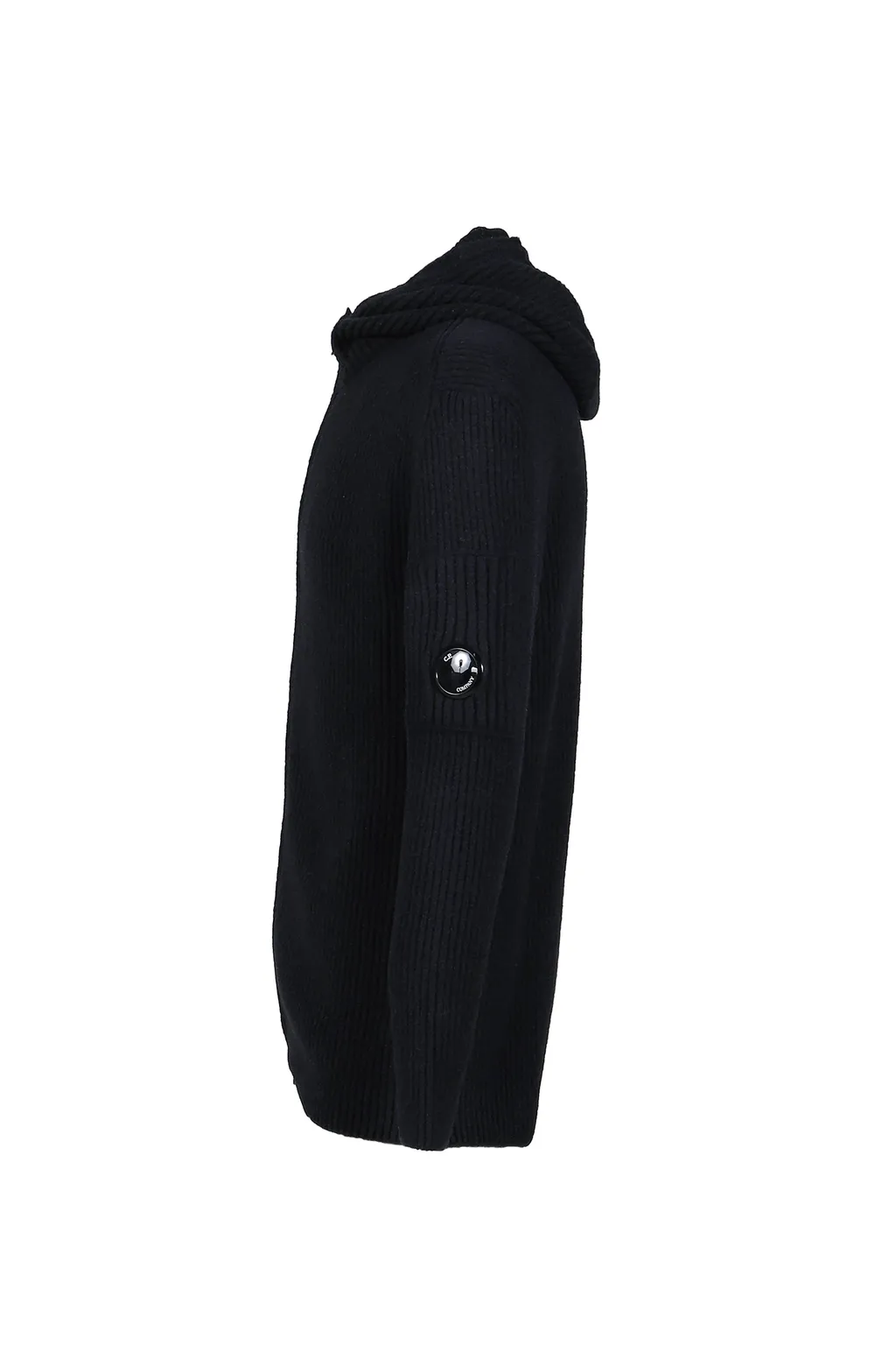 Knw Cardigan In Fleece Knit / Blk