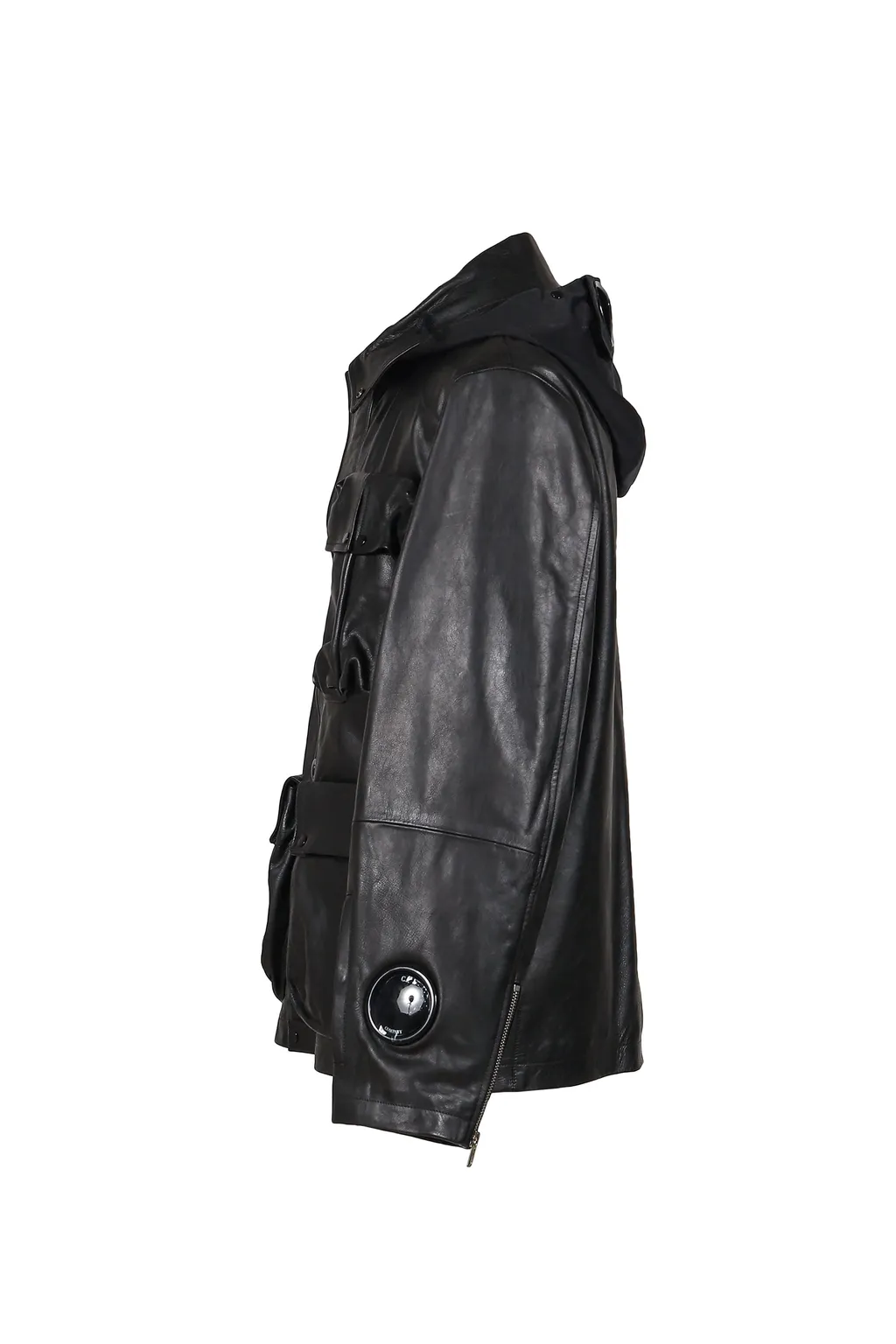 Medium Jacket In Leather / Blk