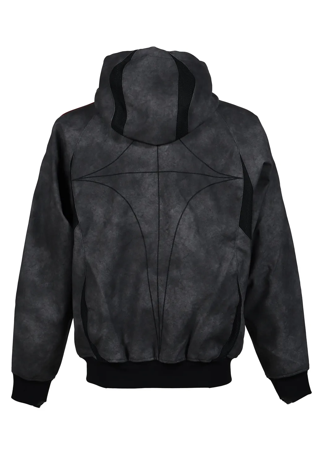 Tc Tg Lthr Jkt / Blk/Antique Sil