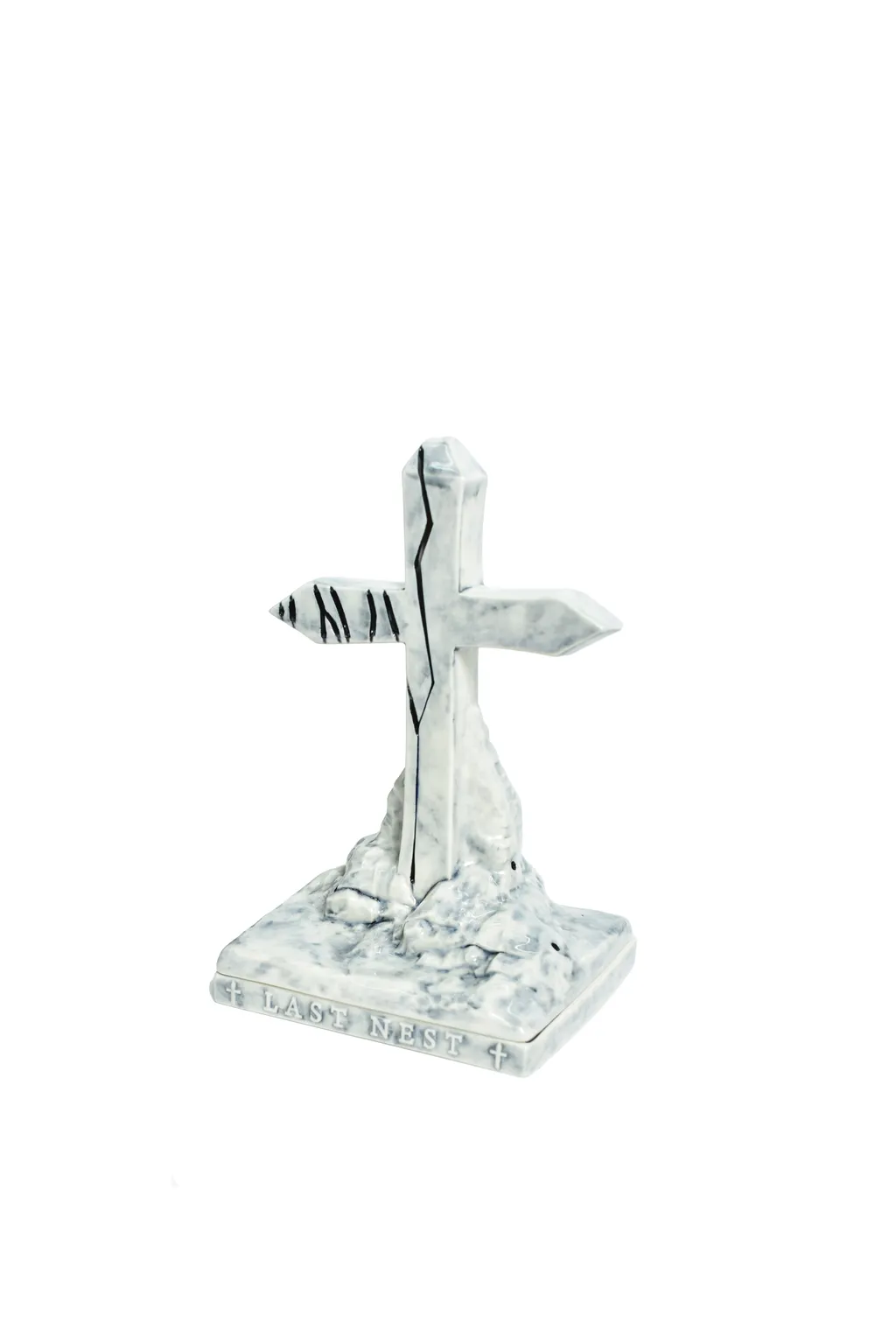 Cross Incense Chamber / Wht