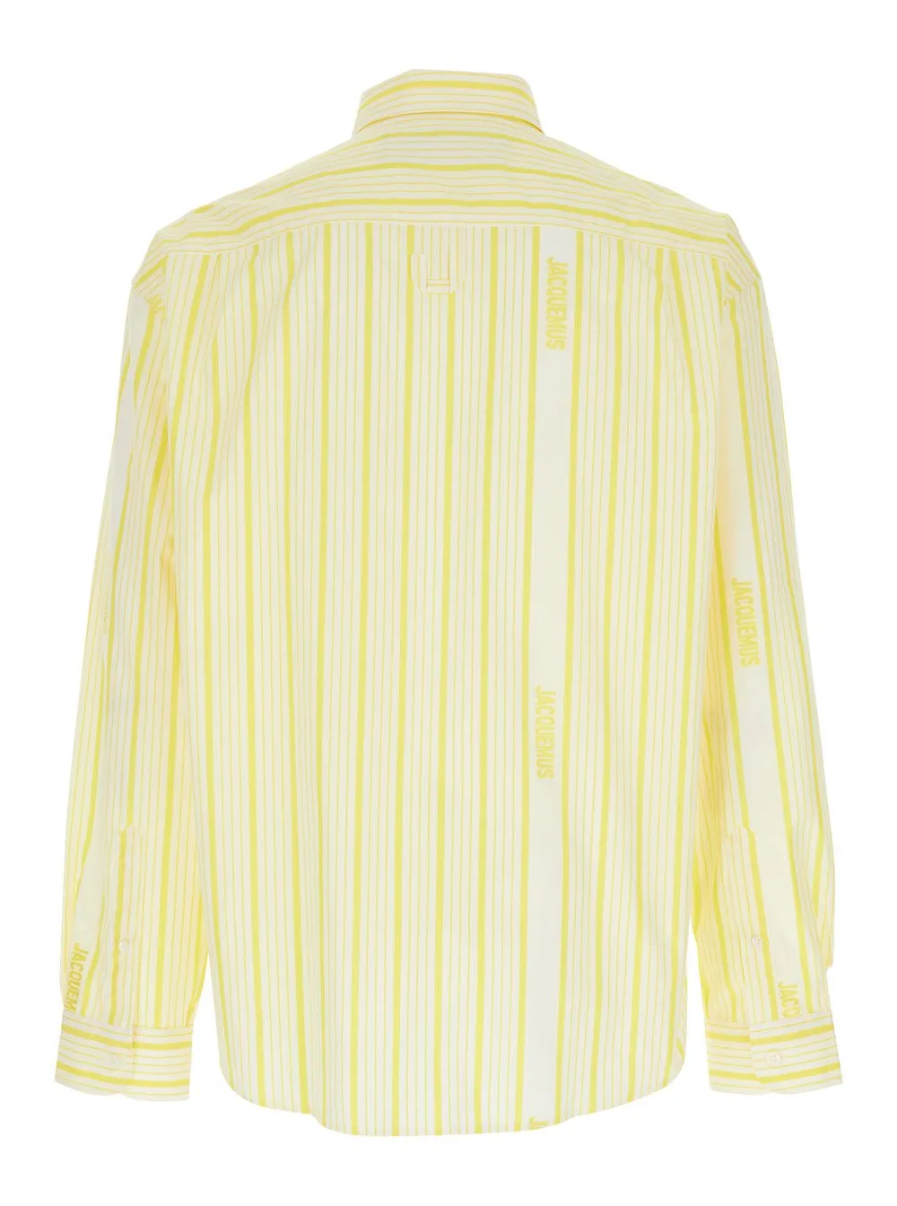 Jacquemus Striped Collared Long-Sleeve Shirt