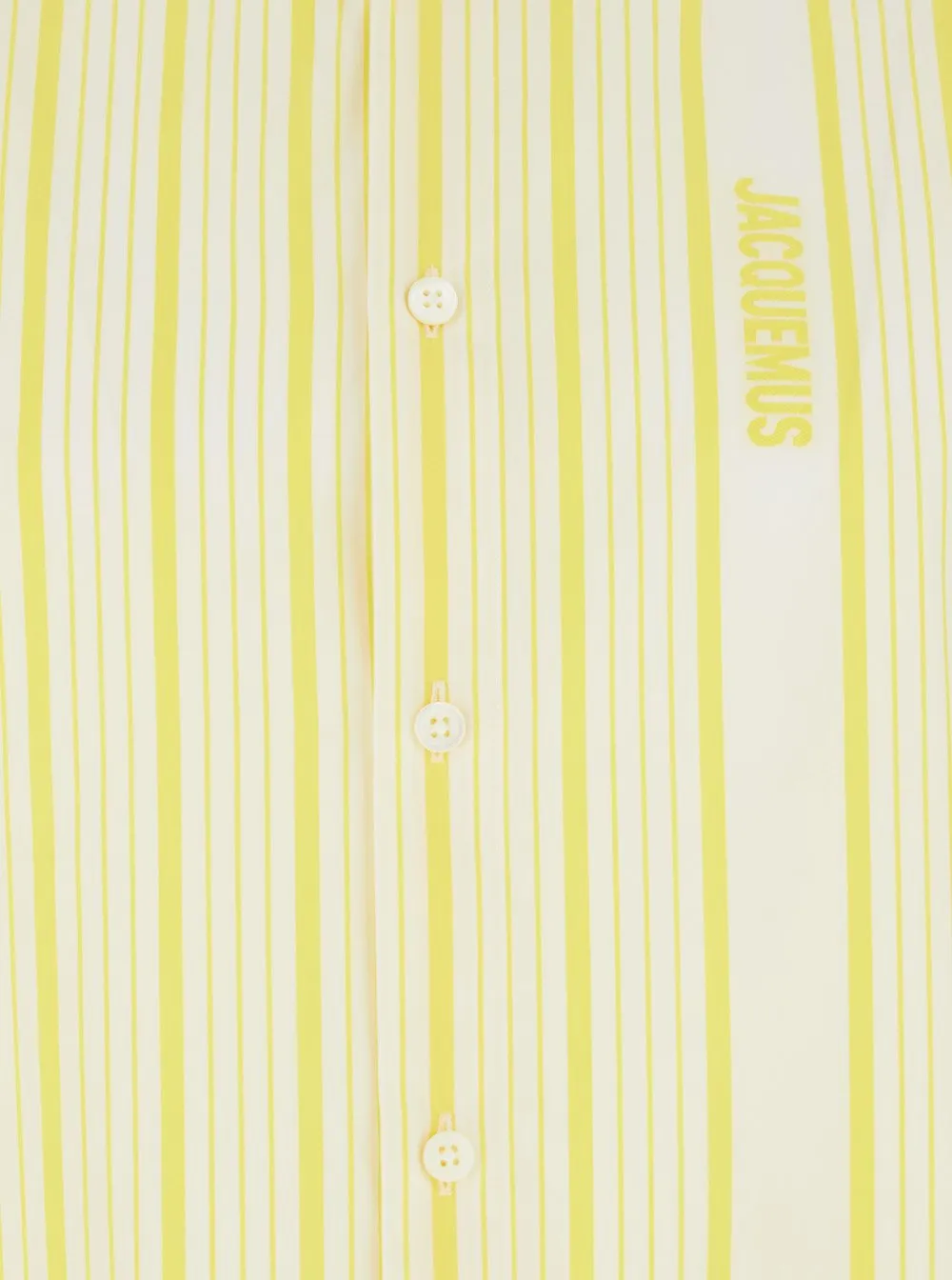 Jacquemus Striped Collared Long-Sleeve Shirt