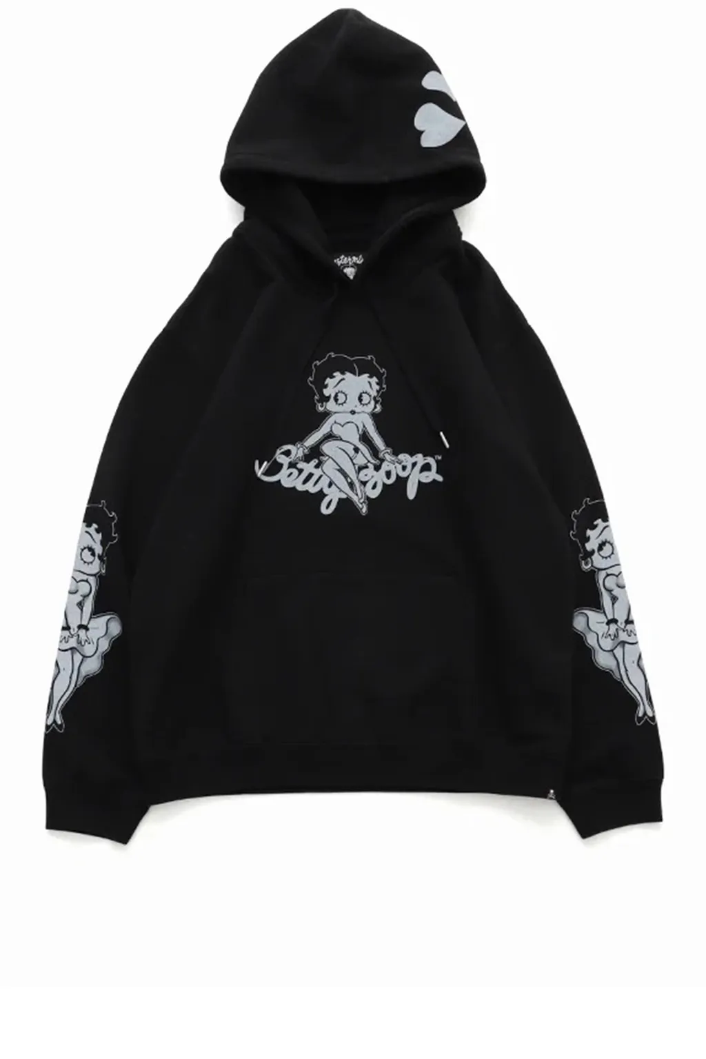 Boxy Fit Hoodie / Monochrome