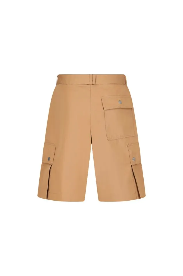 Jacquemus Le Cargo Belted Bermuda Shorts