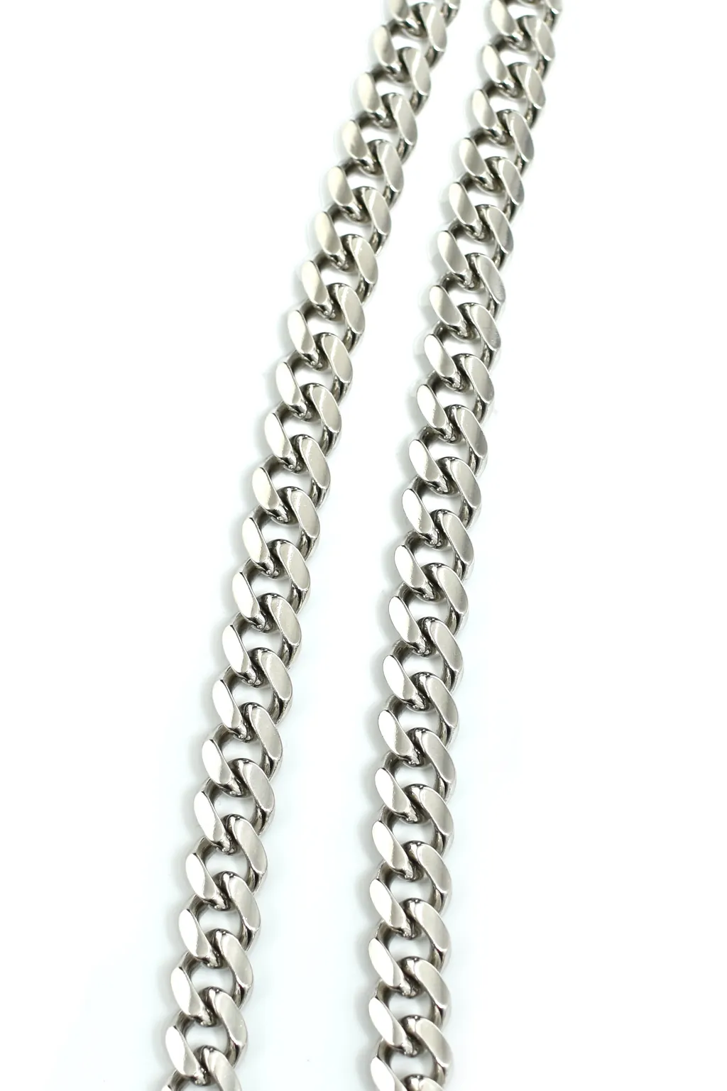 Tiny Cuban Double Chain ​​/ Sil