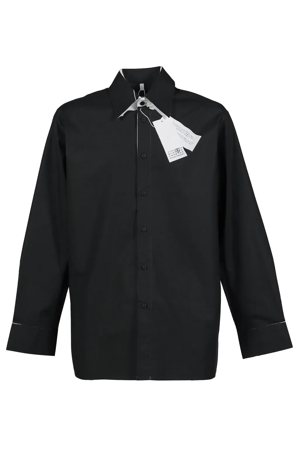 Long-Sleeved Shirt / Black Wht