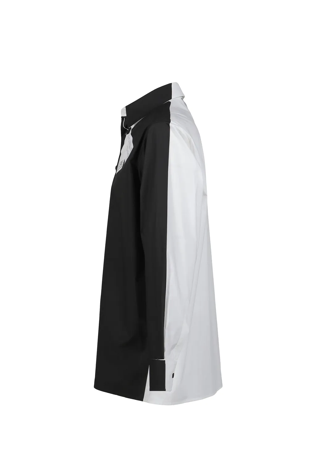 Long-Sleeved Shirt / Black Wht