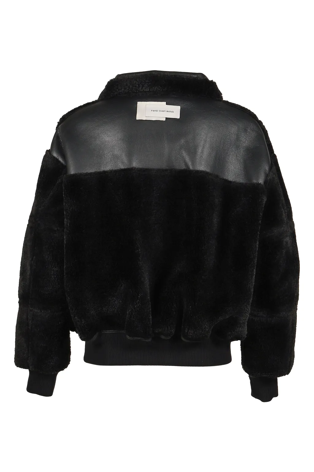 Double Sided Sherpa Jacket / Blk