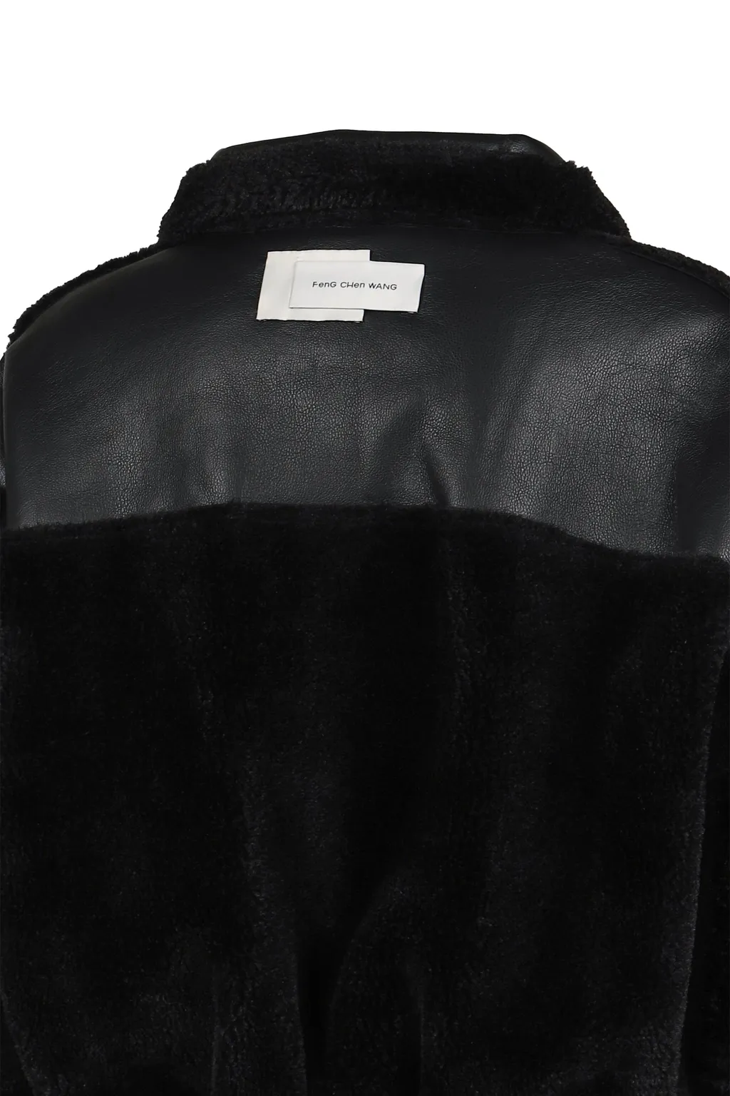 Double Sided Sherpa Jacket / Blk