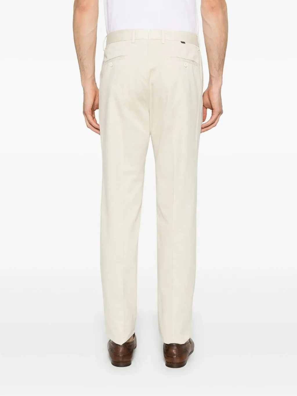 Incotex Buttoned Cotton Pants