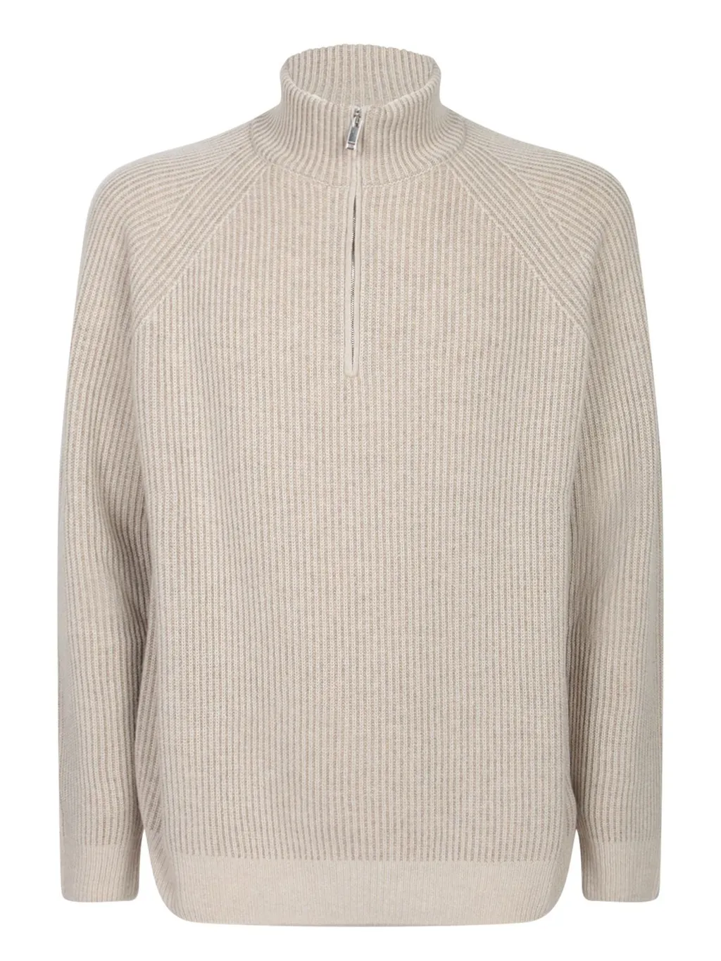 Incotex Ribbed High Collar Knitwear