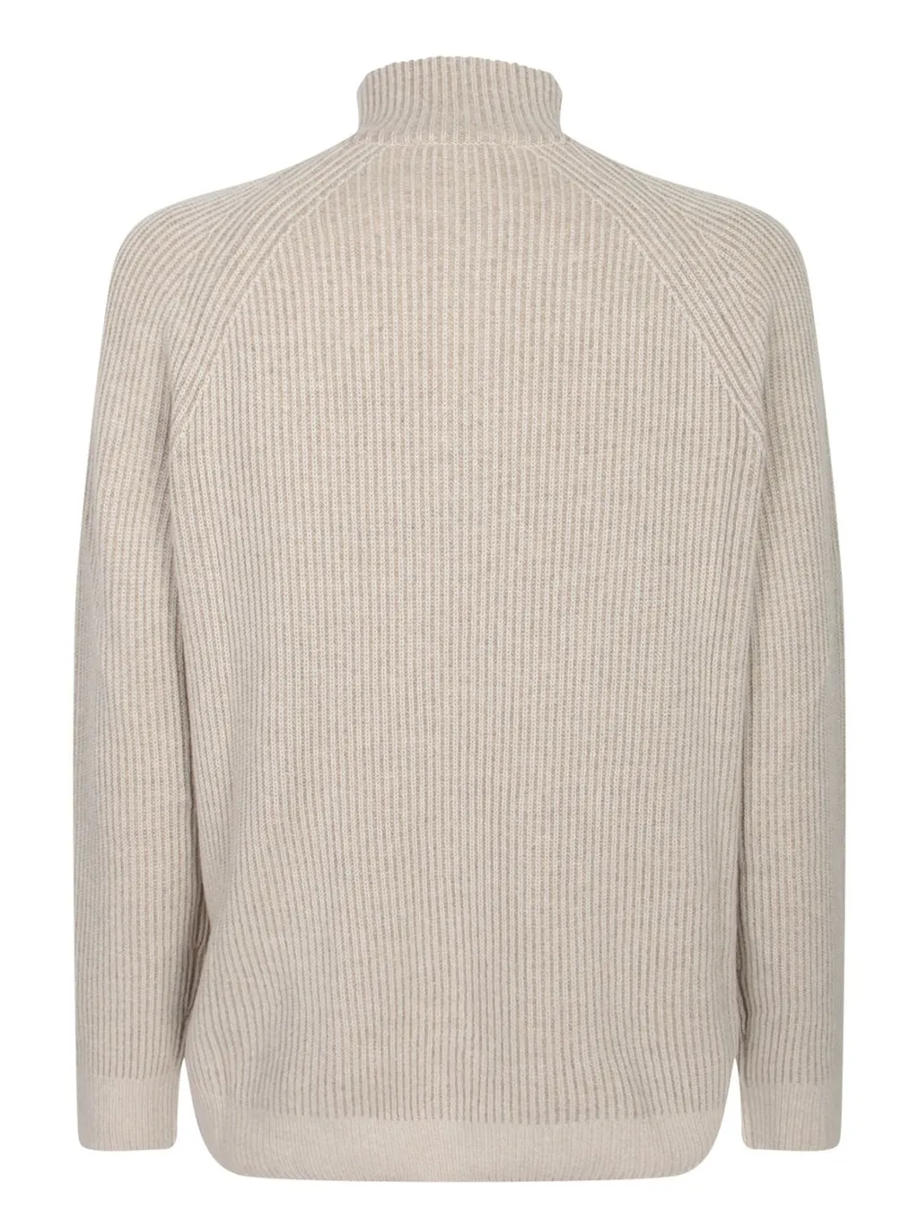Incotex Ribbed High Collar Knitwear