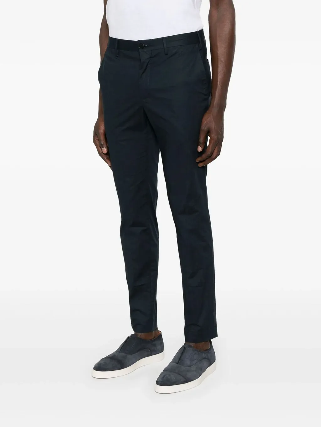 Incotex Concealed-Fly Cotton Pants