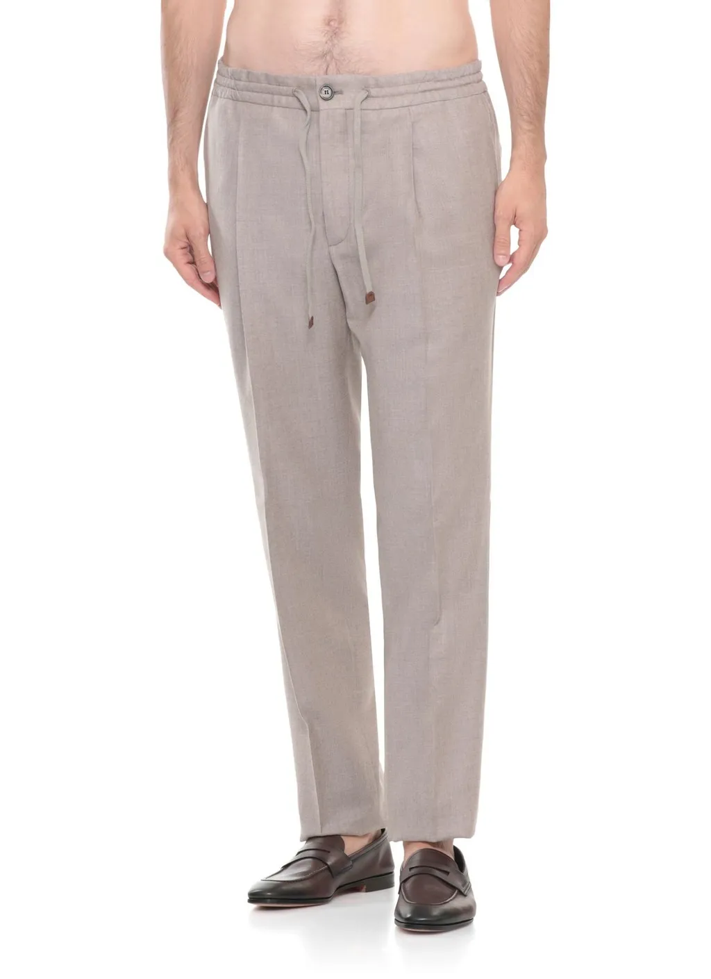 Incotex Drawstring Virgin Wool Pants