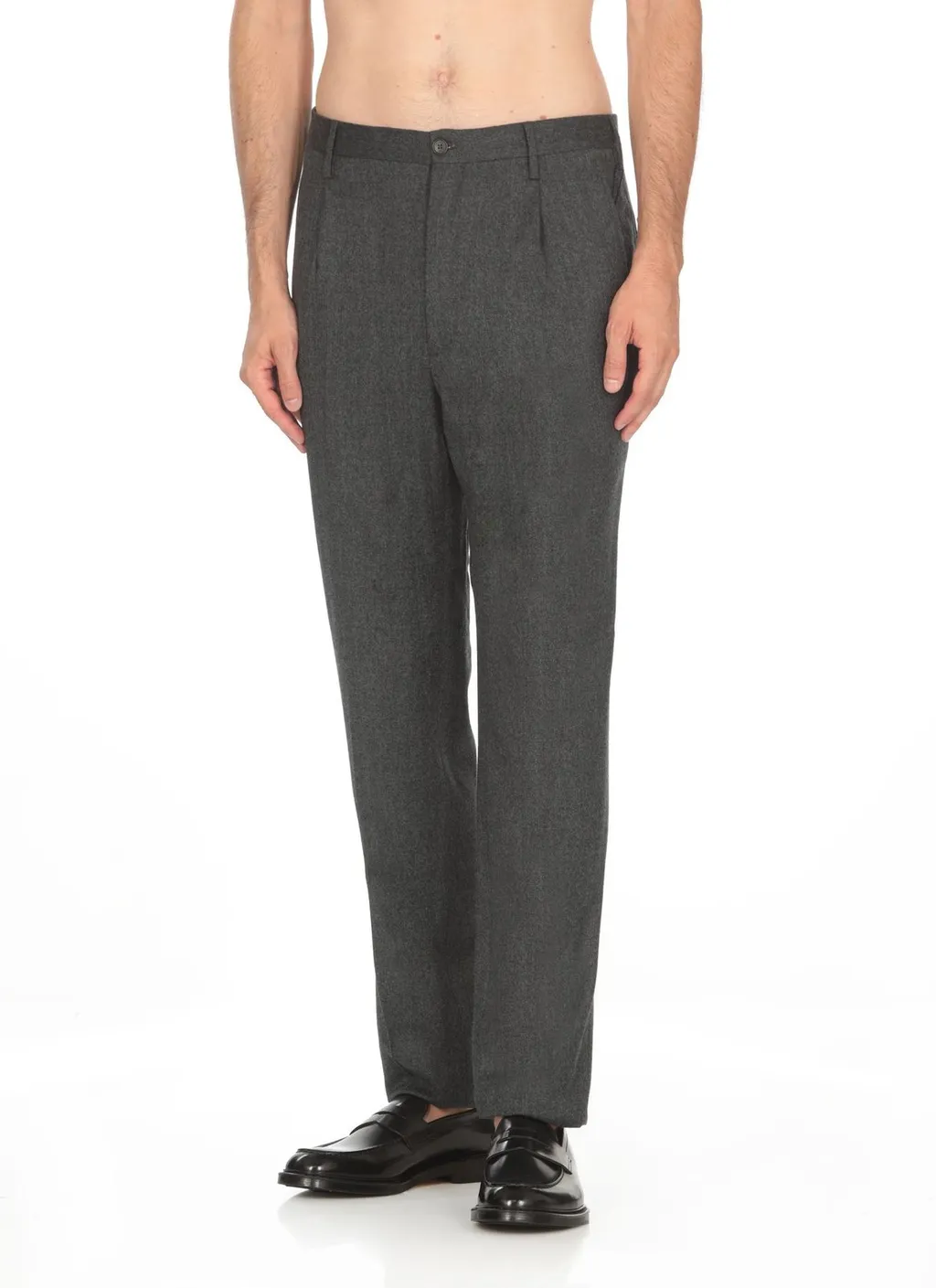Incotex Wool Pleated Pants