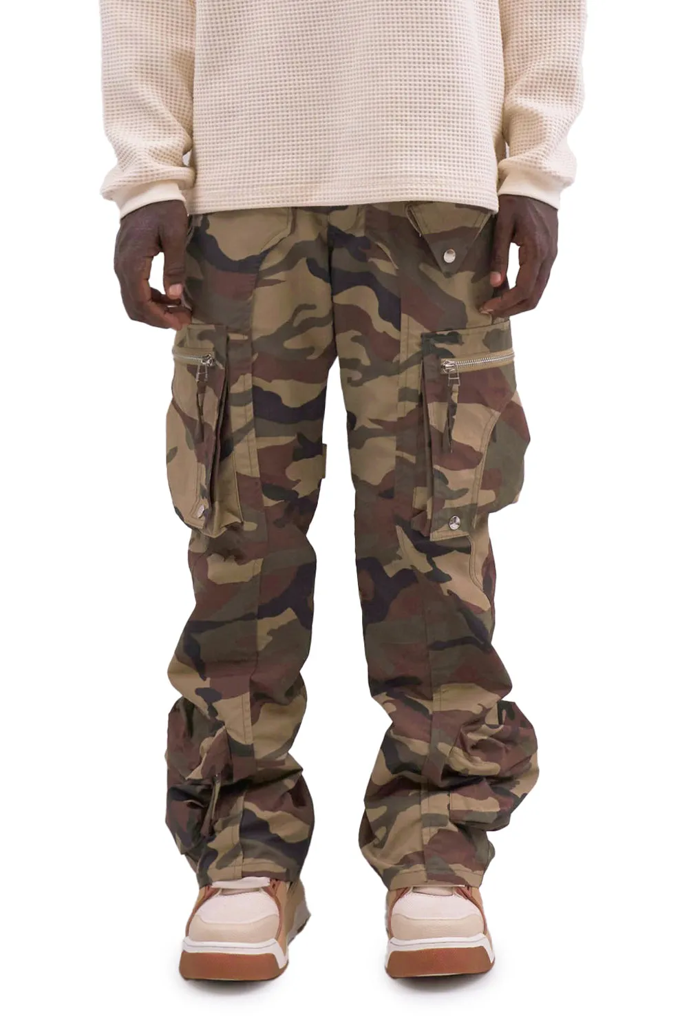 Nylon Holster Cargo Pants / Camo
