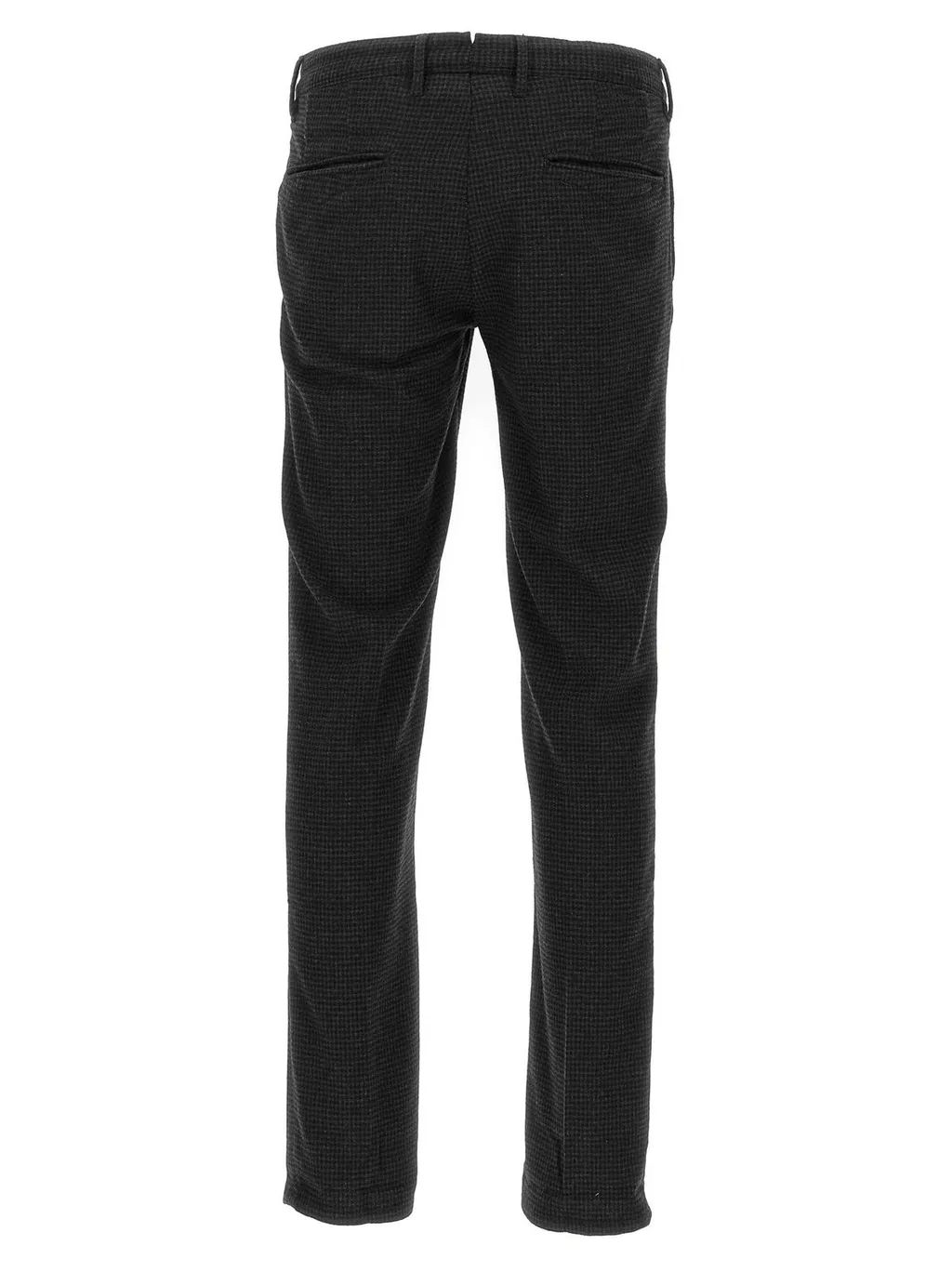 Incotex Vichy Patterned Wool Pants