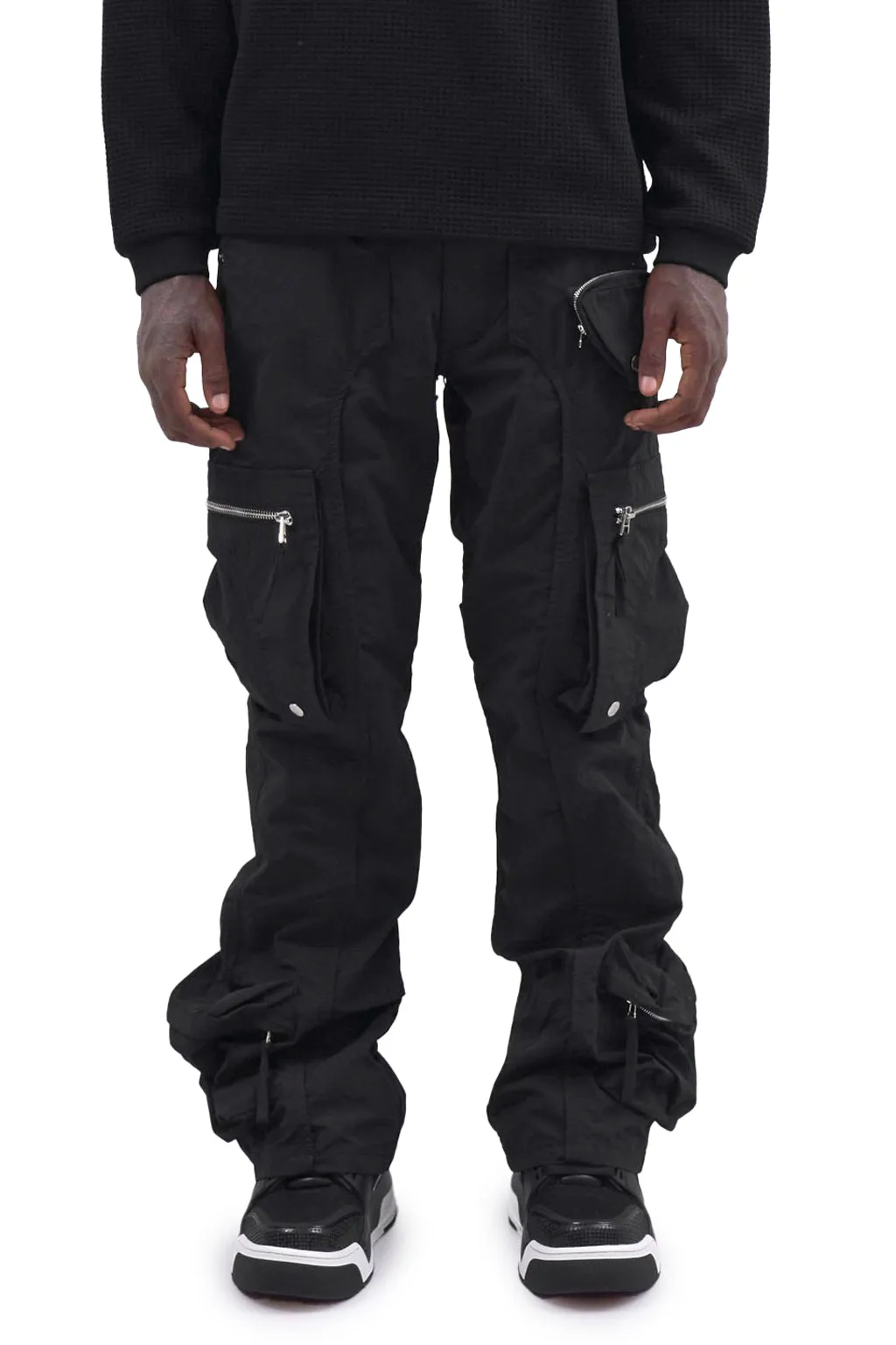 Nylon Holster Cargo Pants / Blk