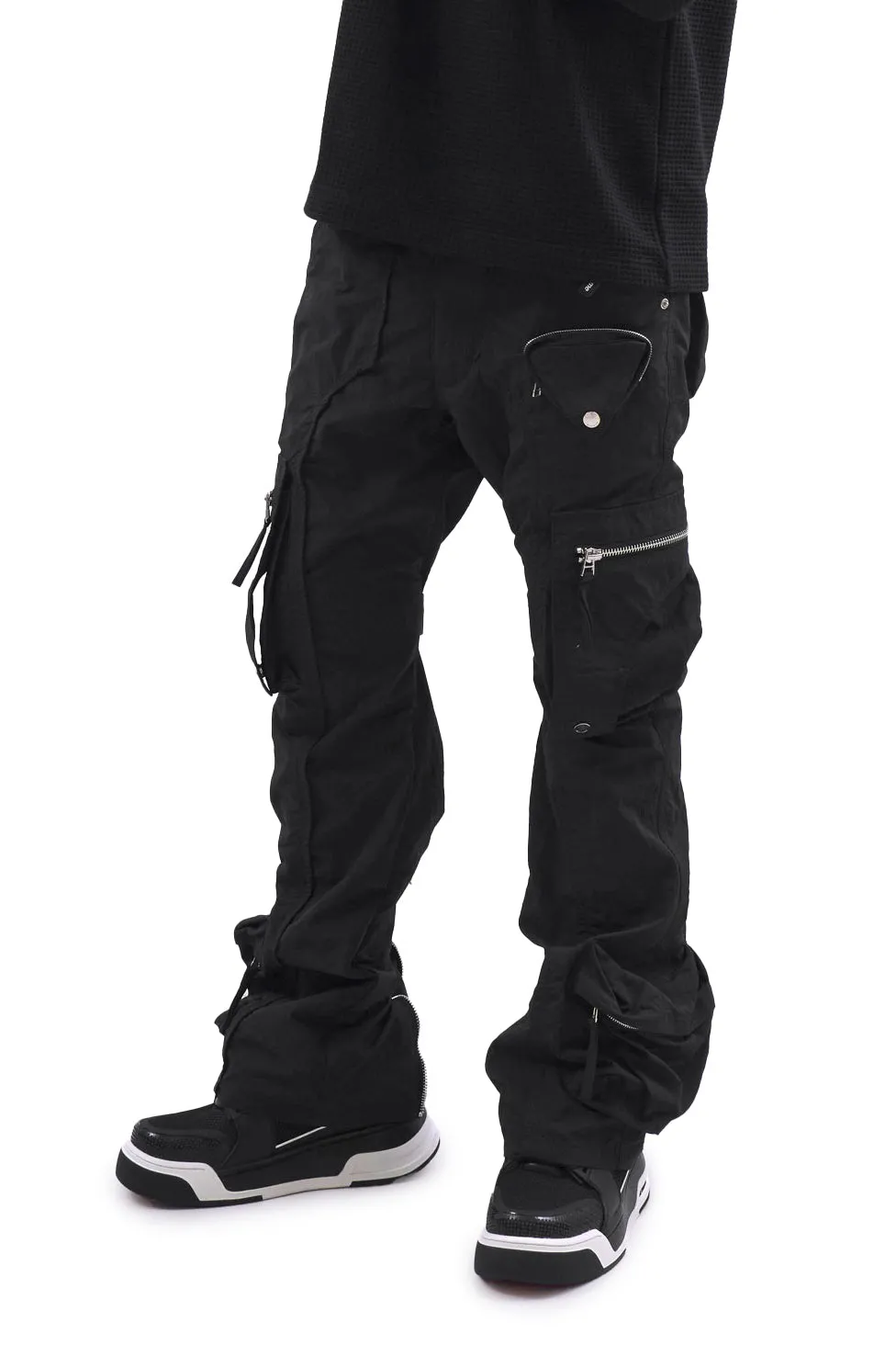 Nylon Holster Cargo Pants / Blk