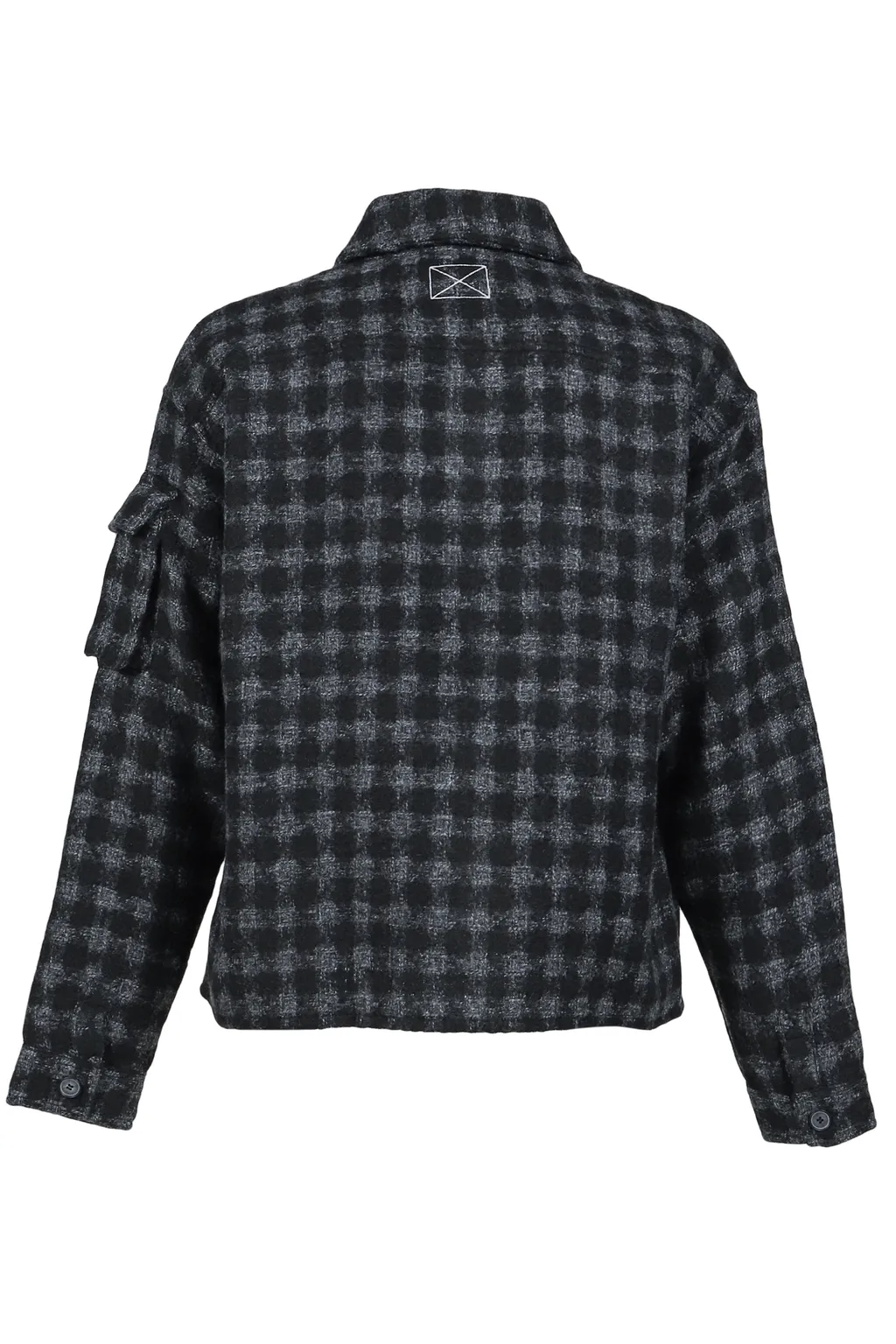Military Check Jacket / Black