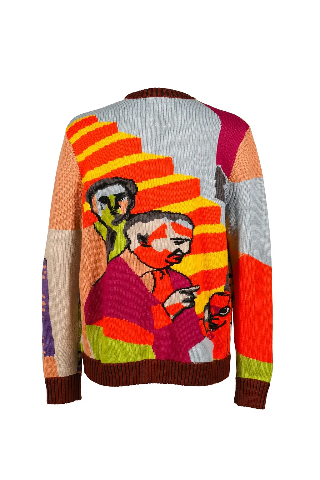 Two Step Hand Embrioderd Sweater / Multi