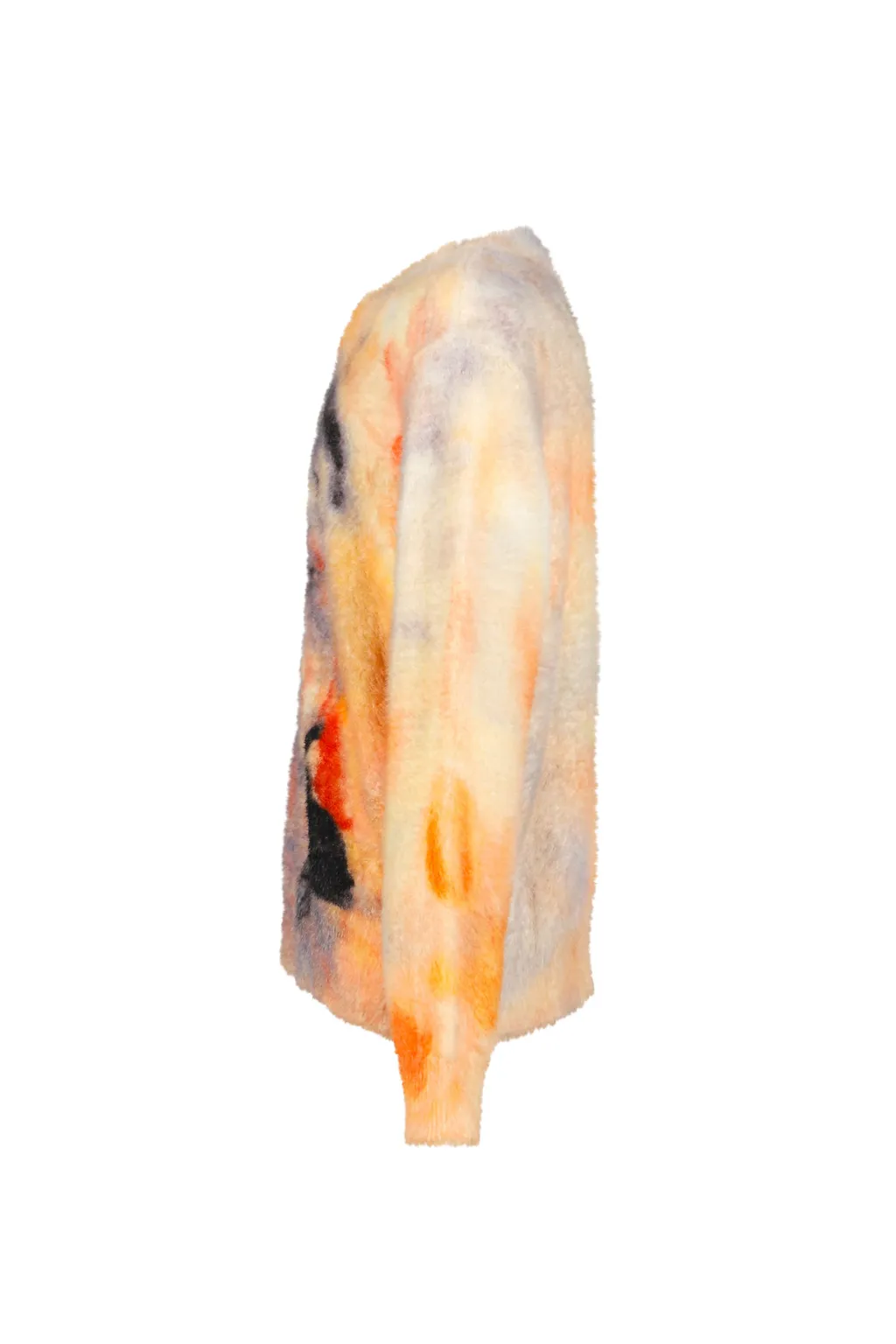 Watercolor Face Mohair Sweater / Multi