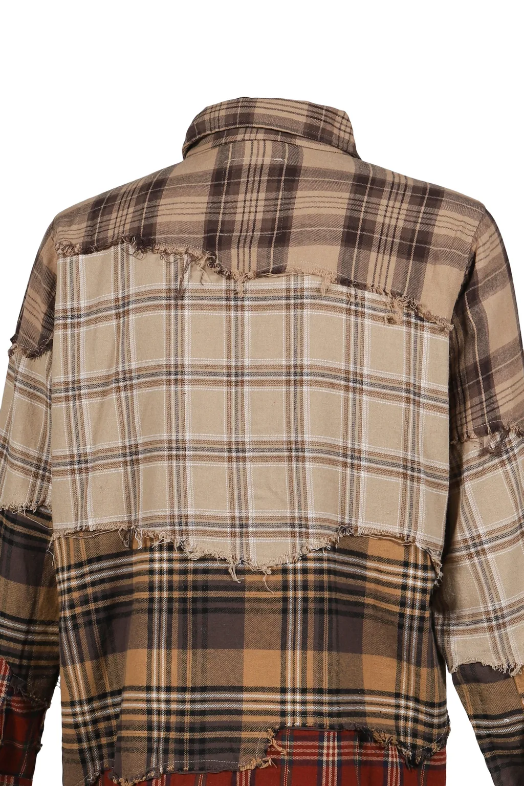 Patchworked Flannel / Red Multi