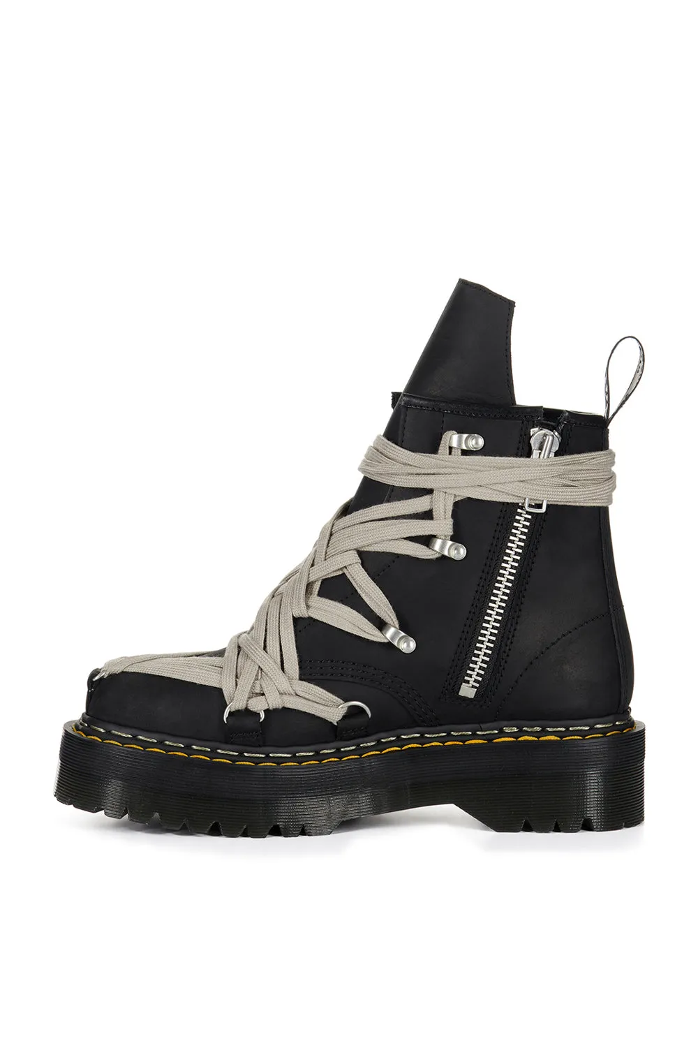 1460 Quad Sole Megalace Boot / Blk