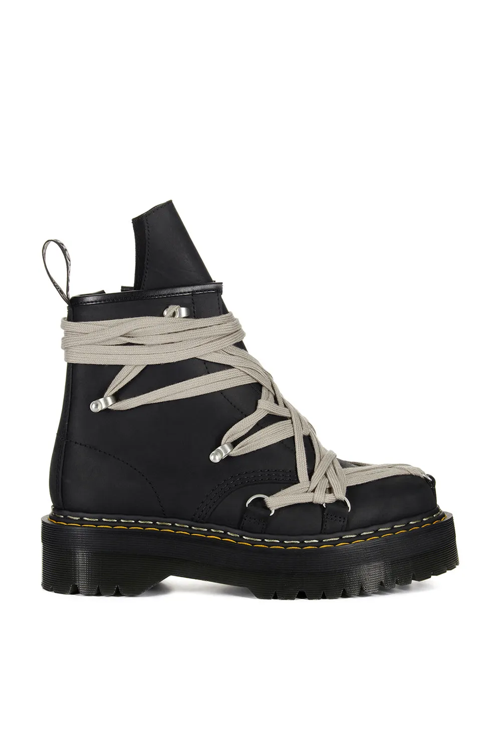 1460 Quad Sole Megalace Boot / Blk
