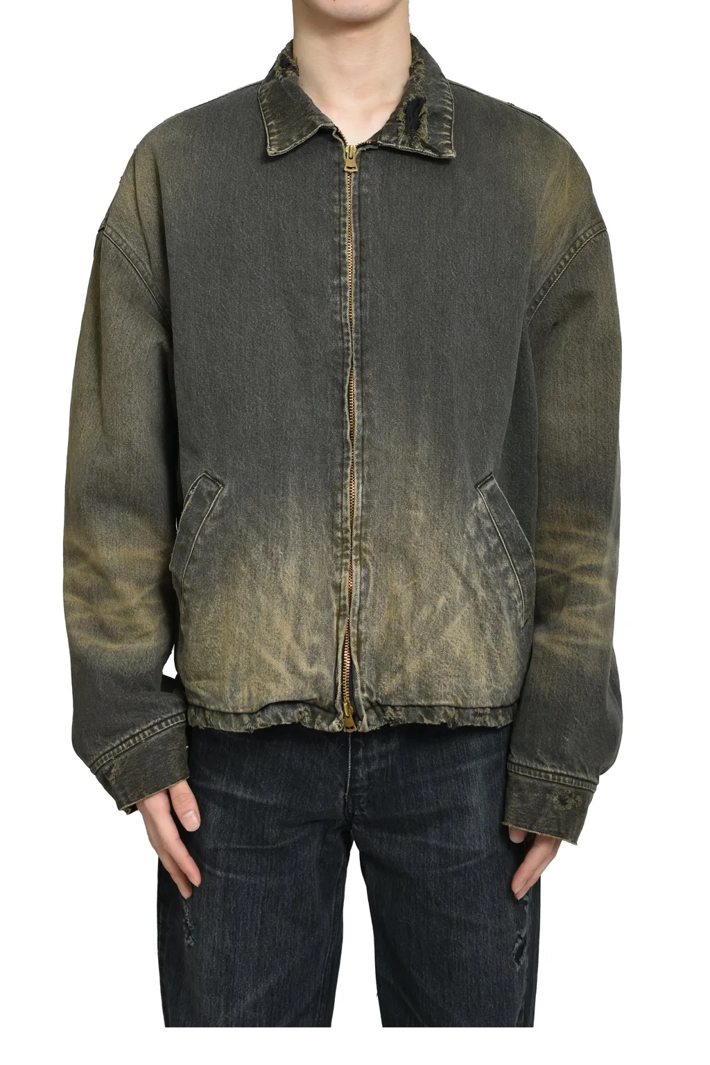 Denim Work Blouson / Black