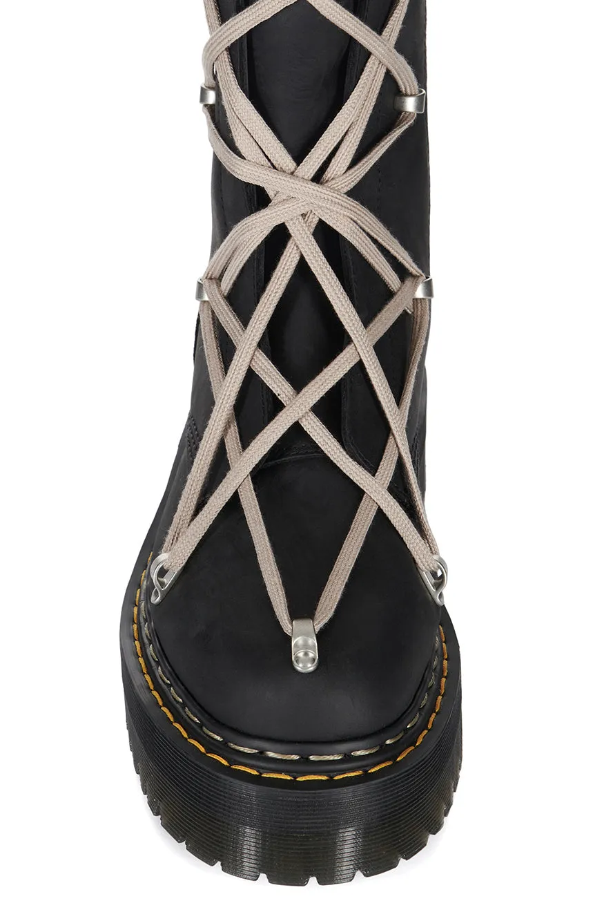 1B60 Quad Sole Pentalace Boot / Blk